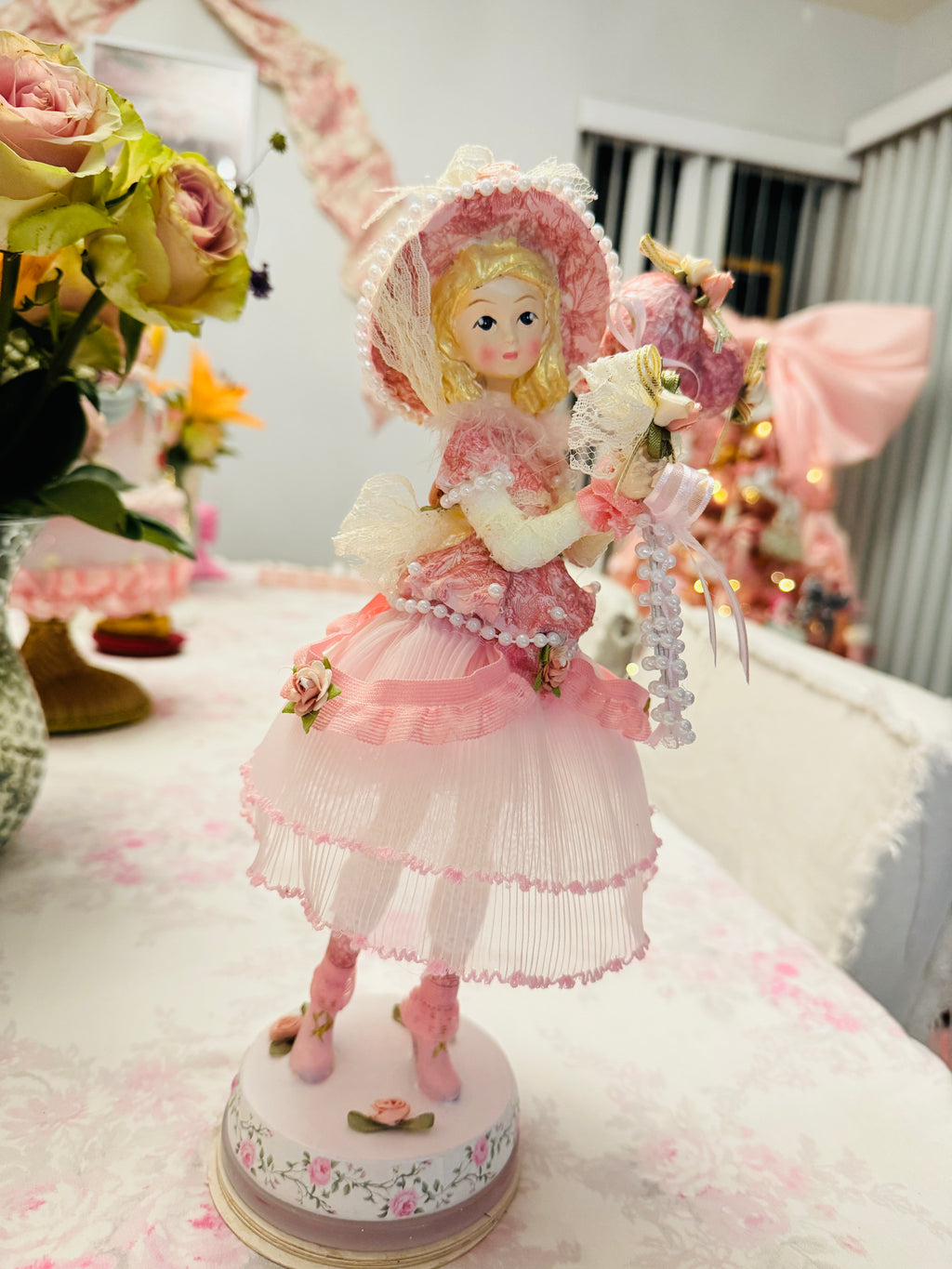 Pink Bespoke Resin Doll