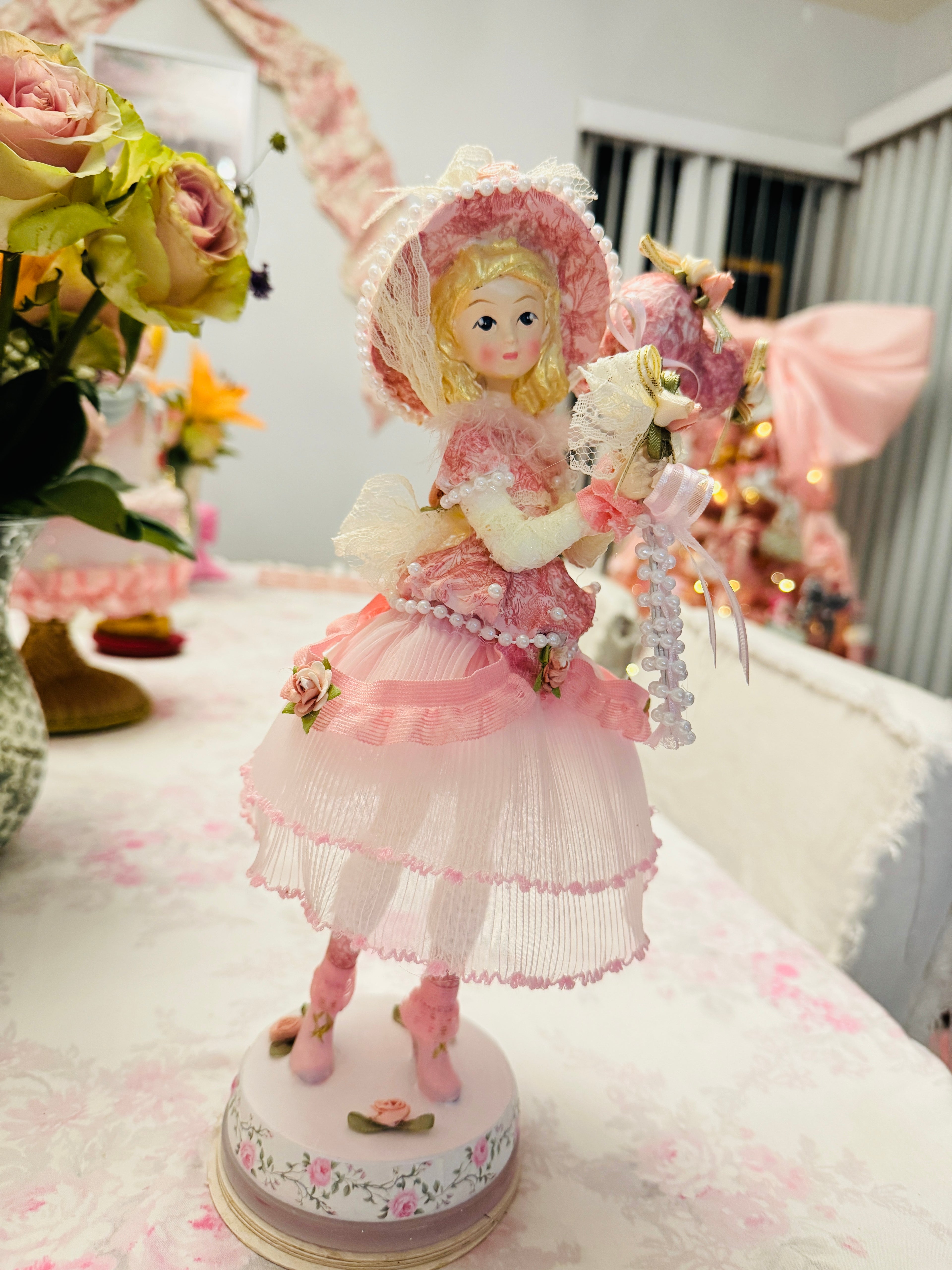 Pink Bespoke Resin Doll