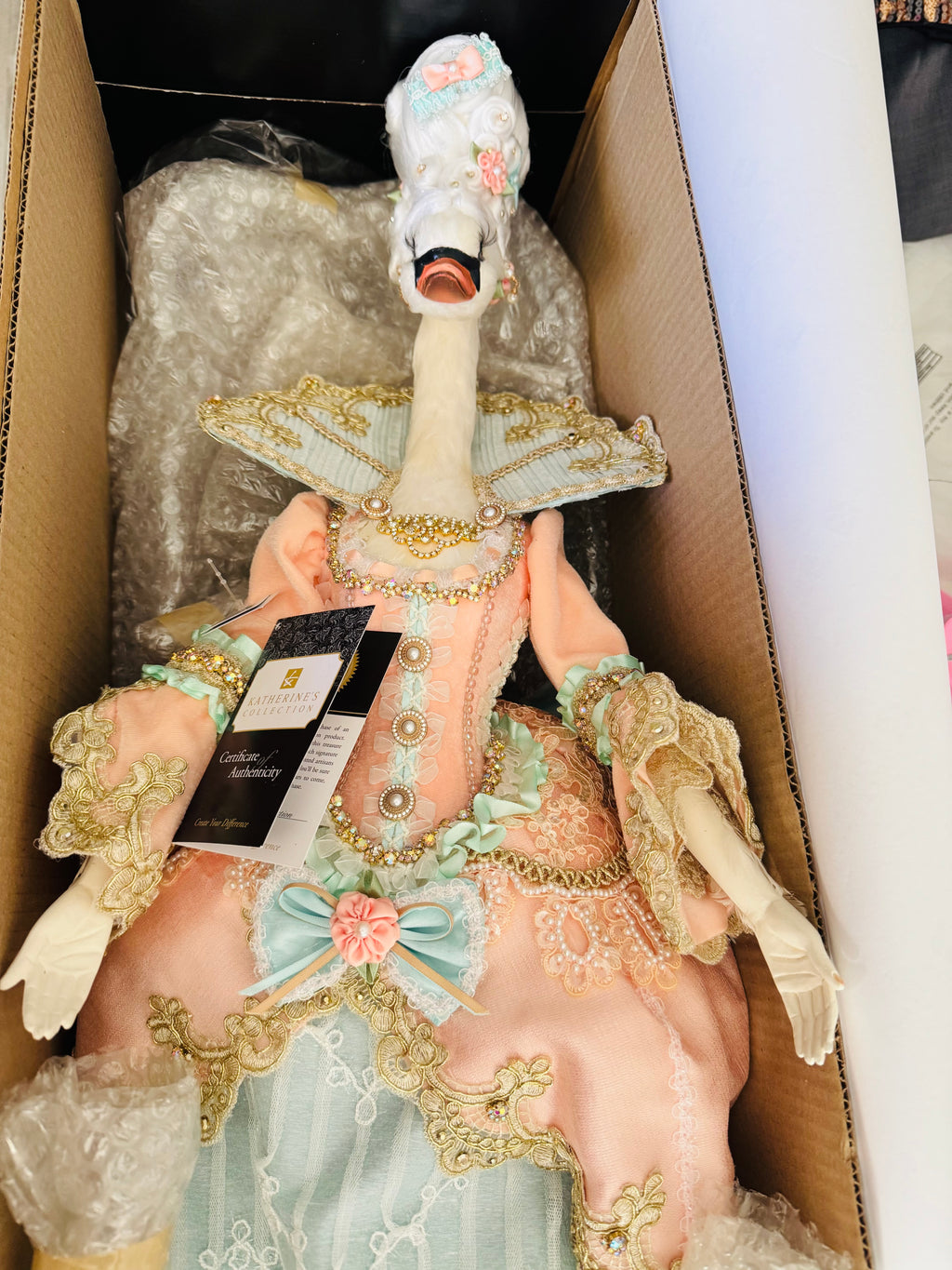 RESERVED LISTING Katherine’s Collection Odette De La Fontaine Limited
Edition Swan Doll