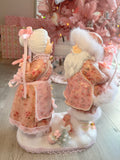 Pink Mr and Mrs Claus Special Edition Figurine