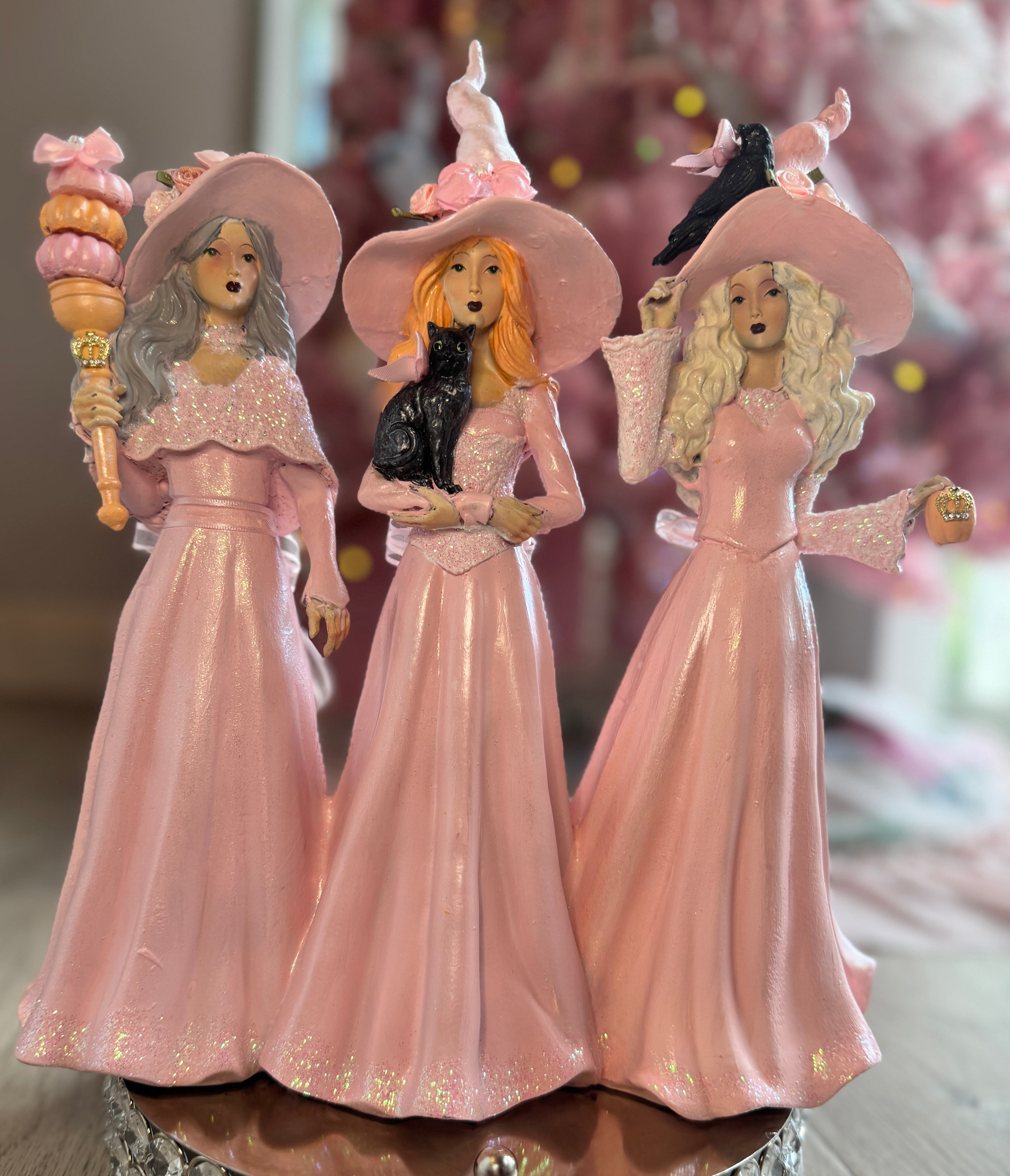 Pink Custom witches trio