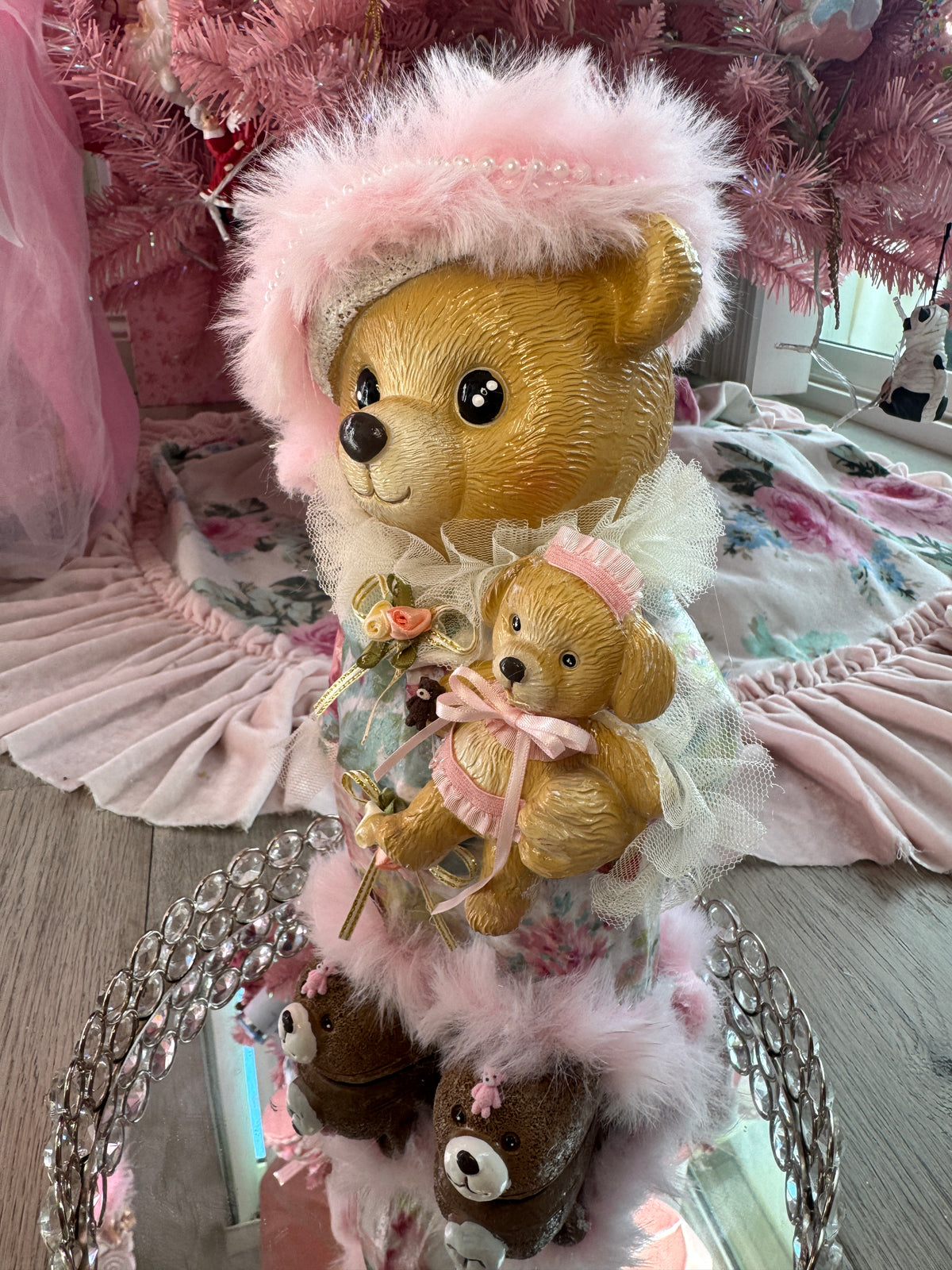 Custom Floral Bear
