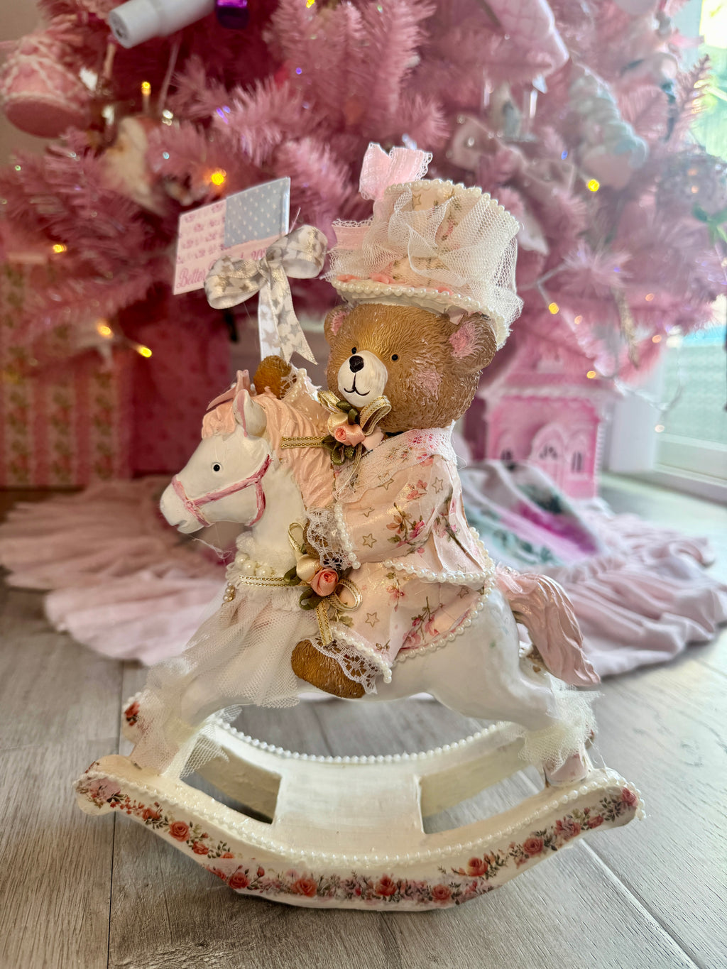 Patriotic Bear on Horse