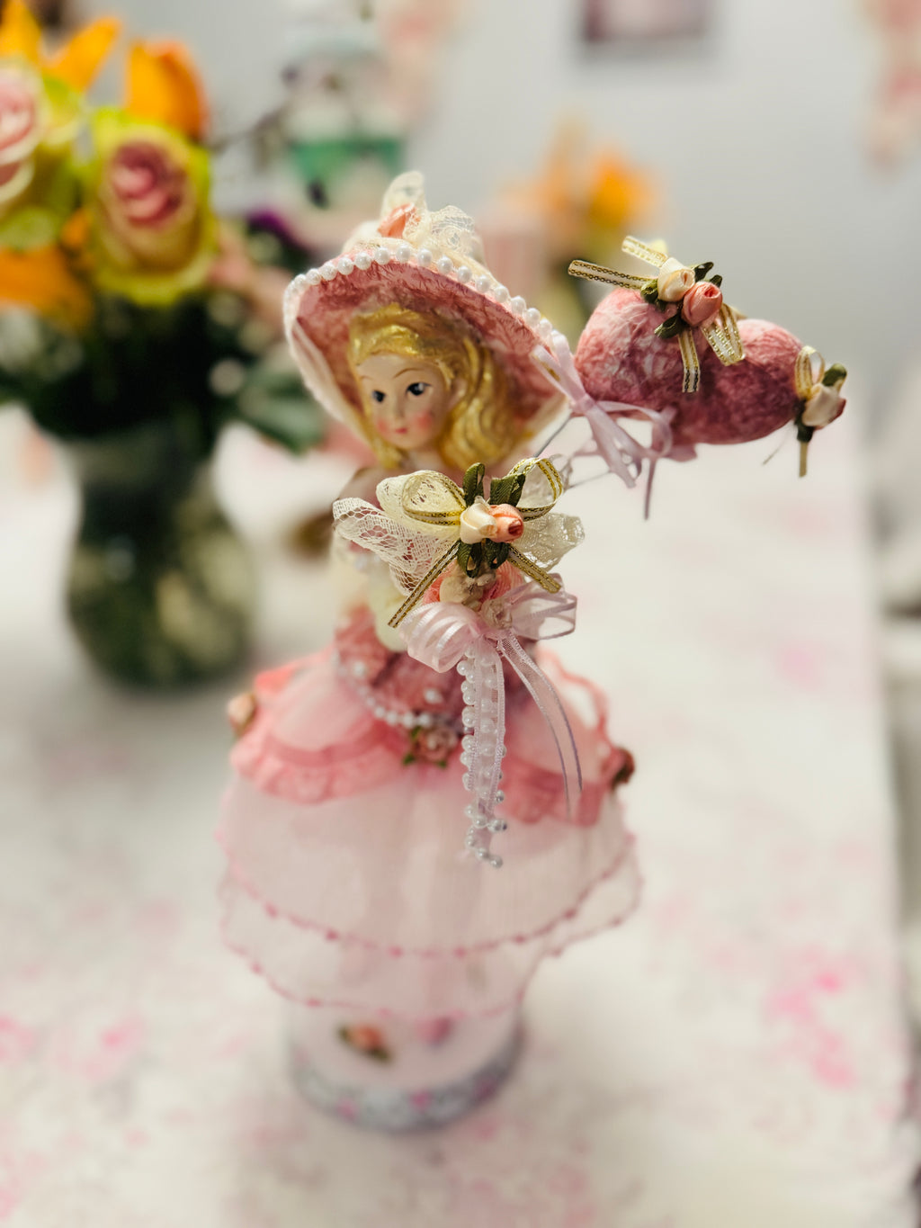 Pink Bespoke Resin Doll