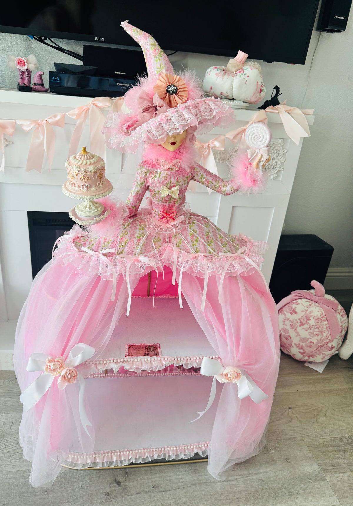 Bespoke Pink Witch Floral inspired