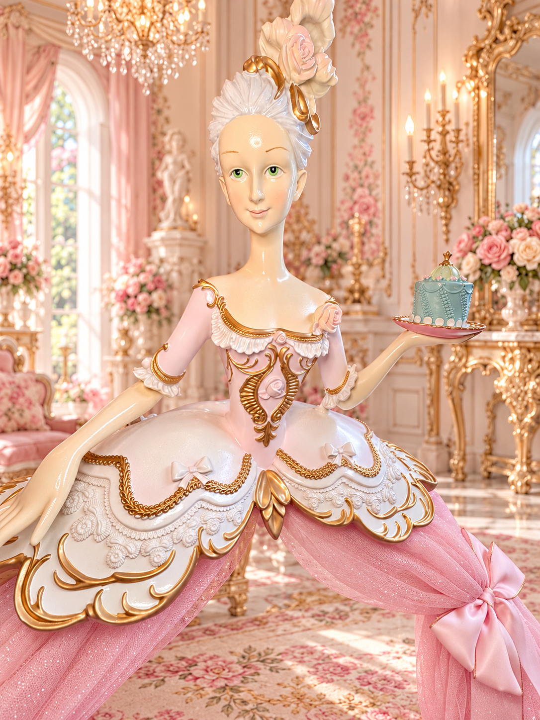 Marie Antoniette Cupcake Display Figurine 36”