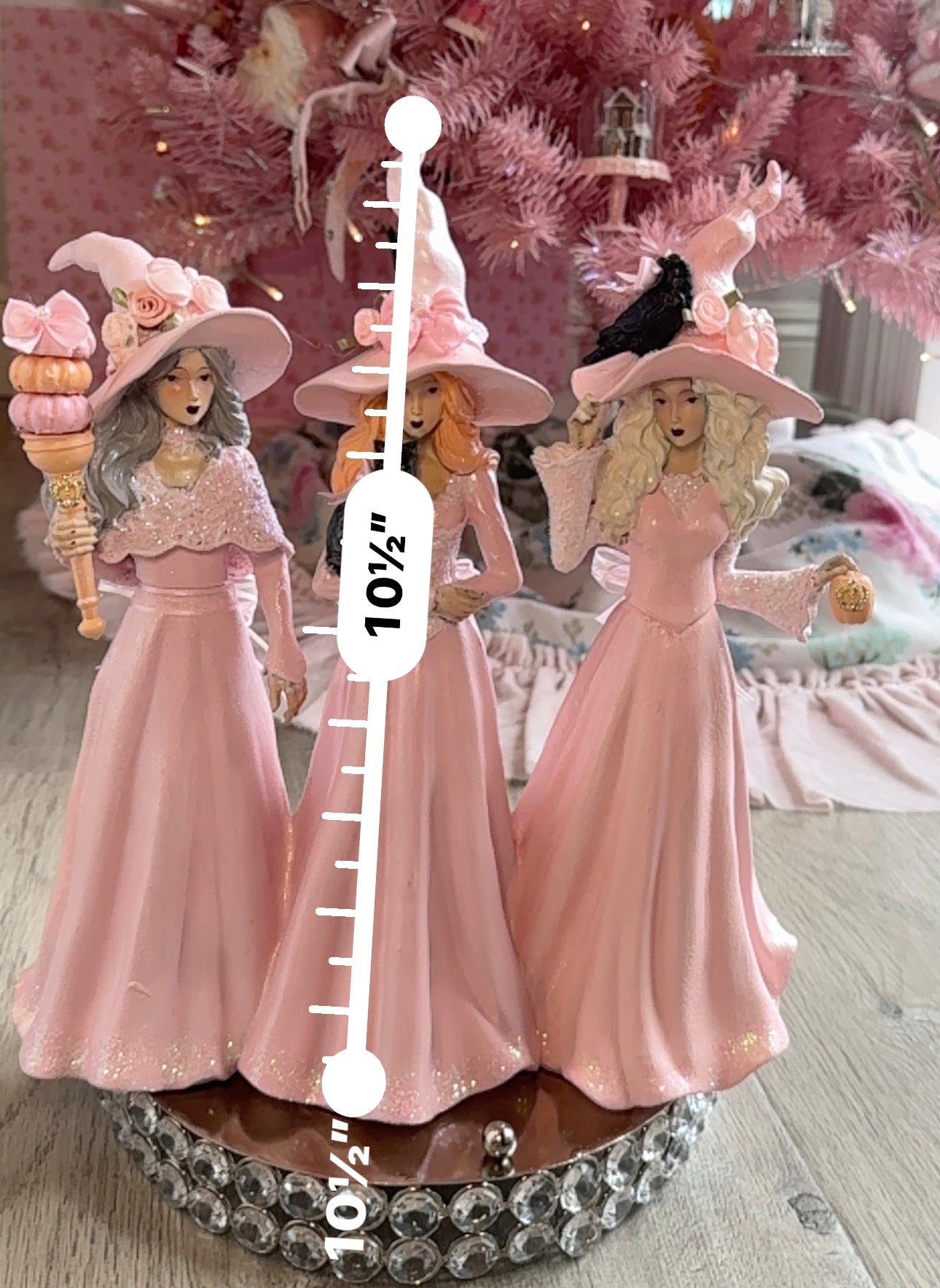 Pink Custom witches trio
