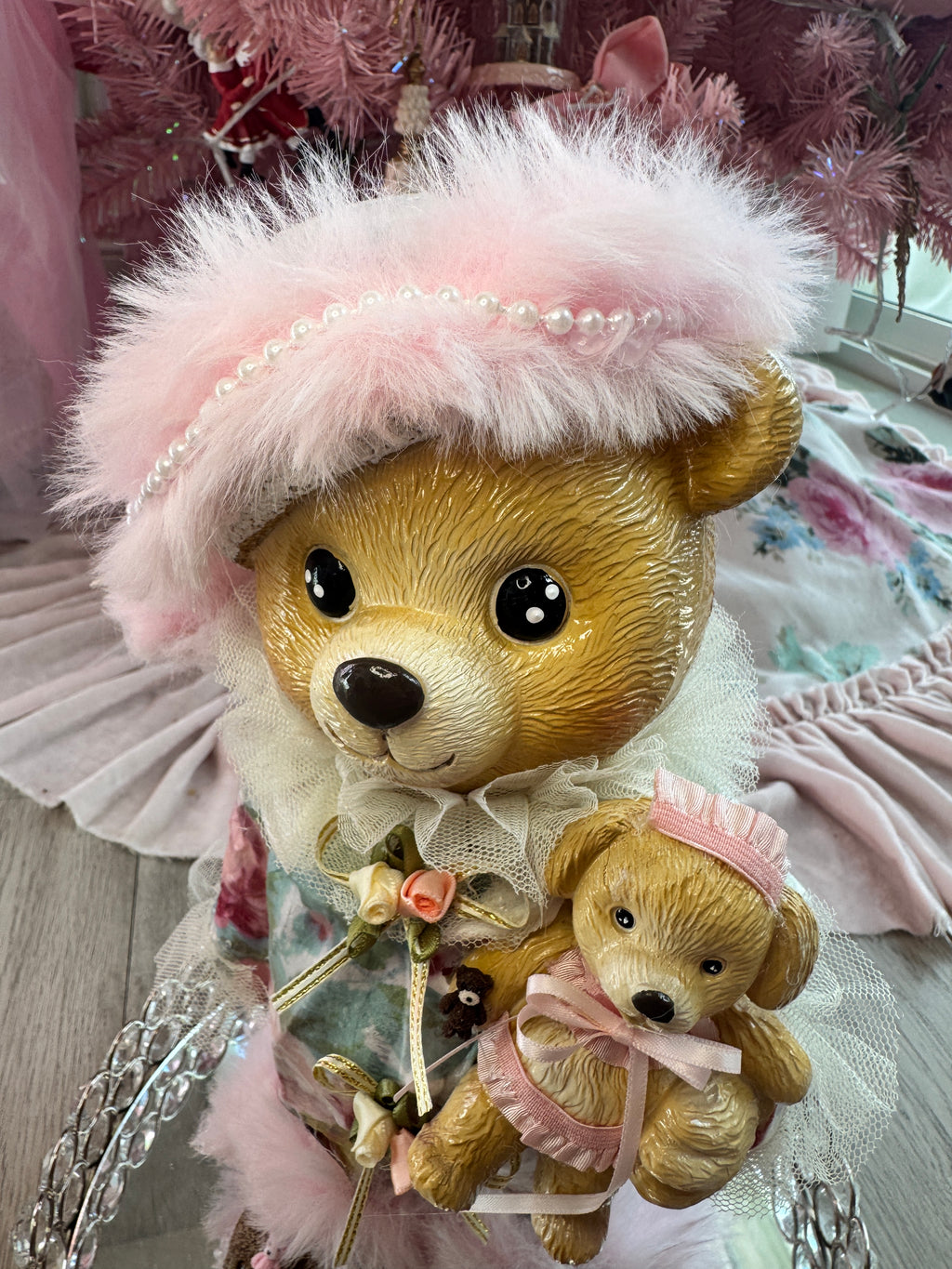 Custom Floral Bear