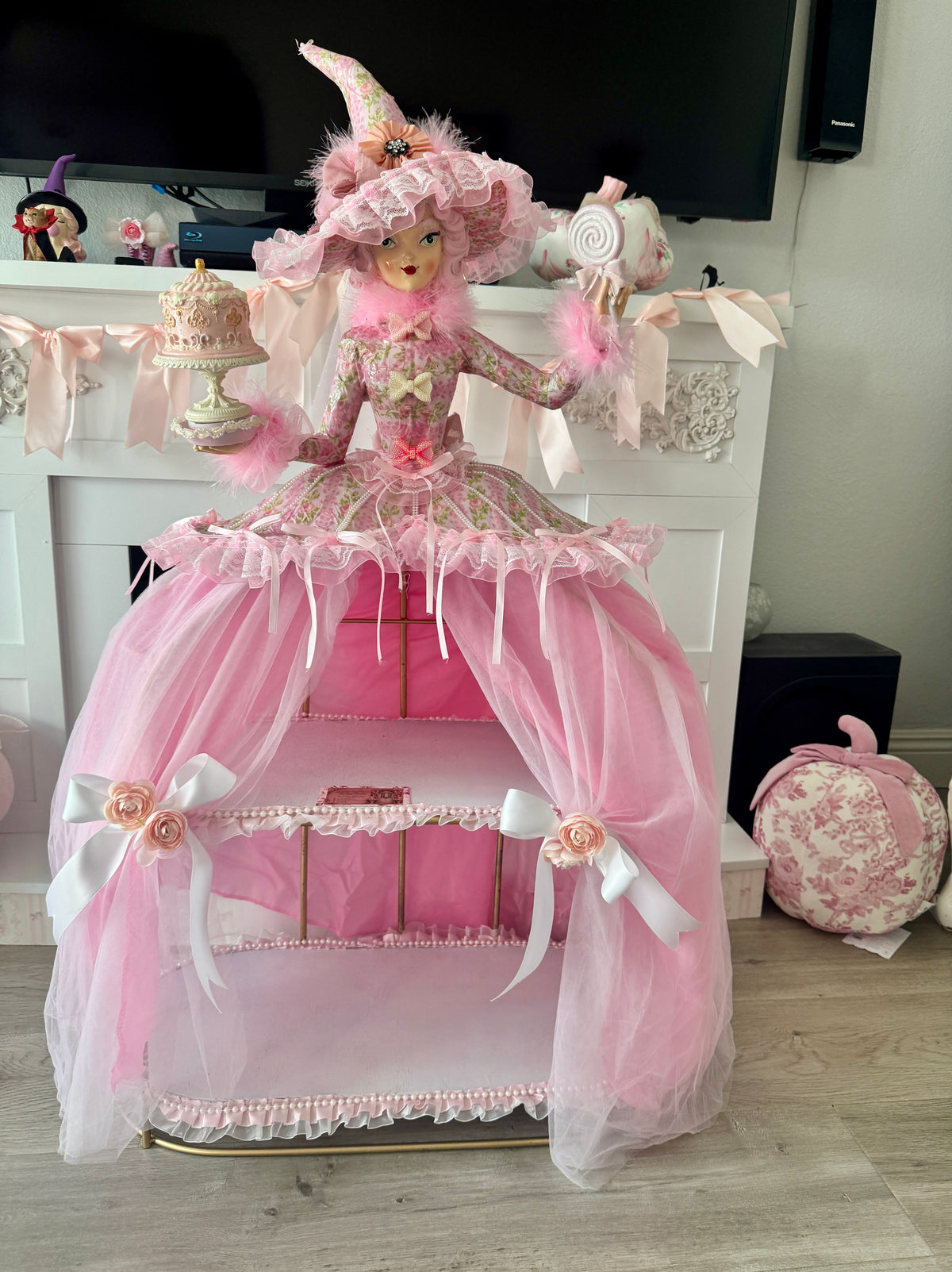 Bespoke Pink Witch Floral inspired