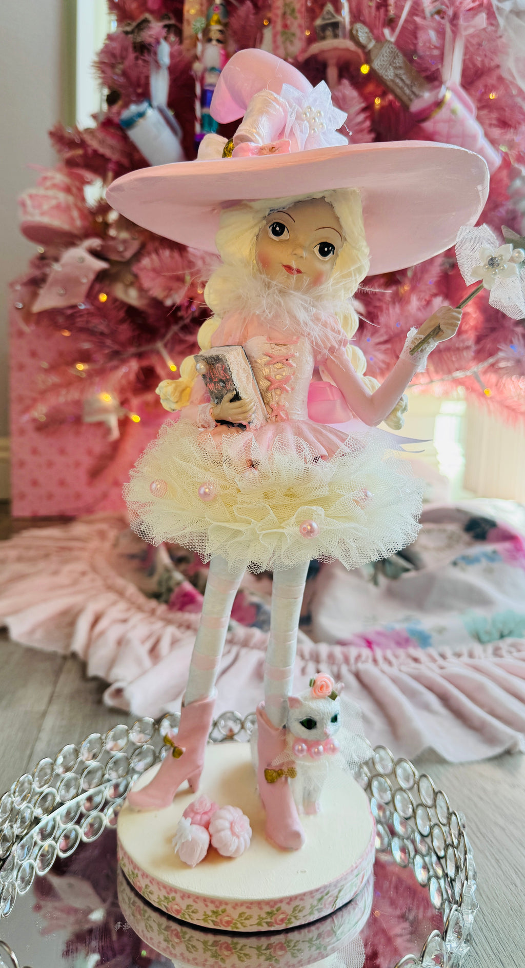 Pink Bespoke Halloween Witch Apprentice