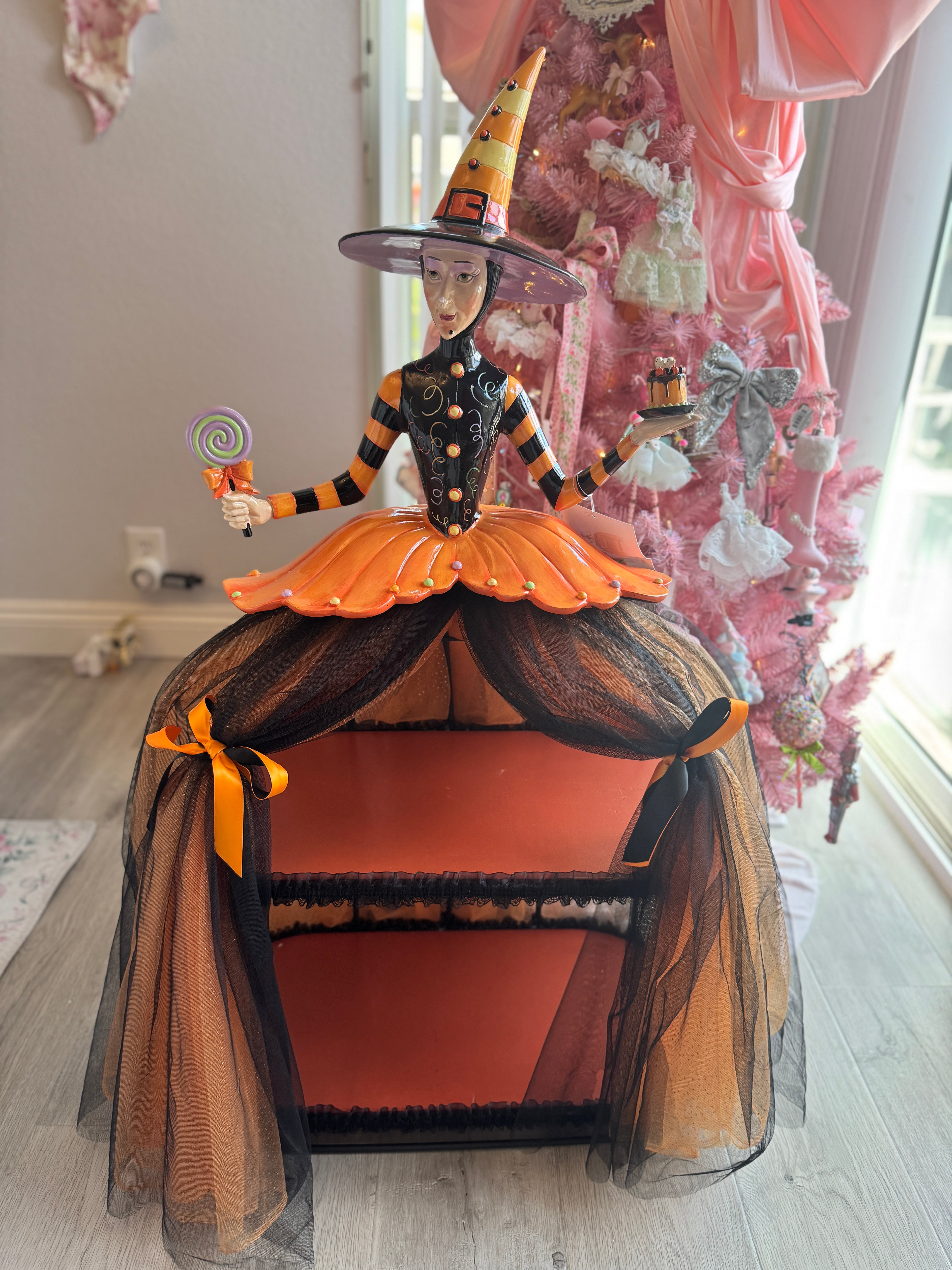 Halloween 37” Witch Cake Display