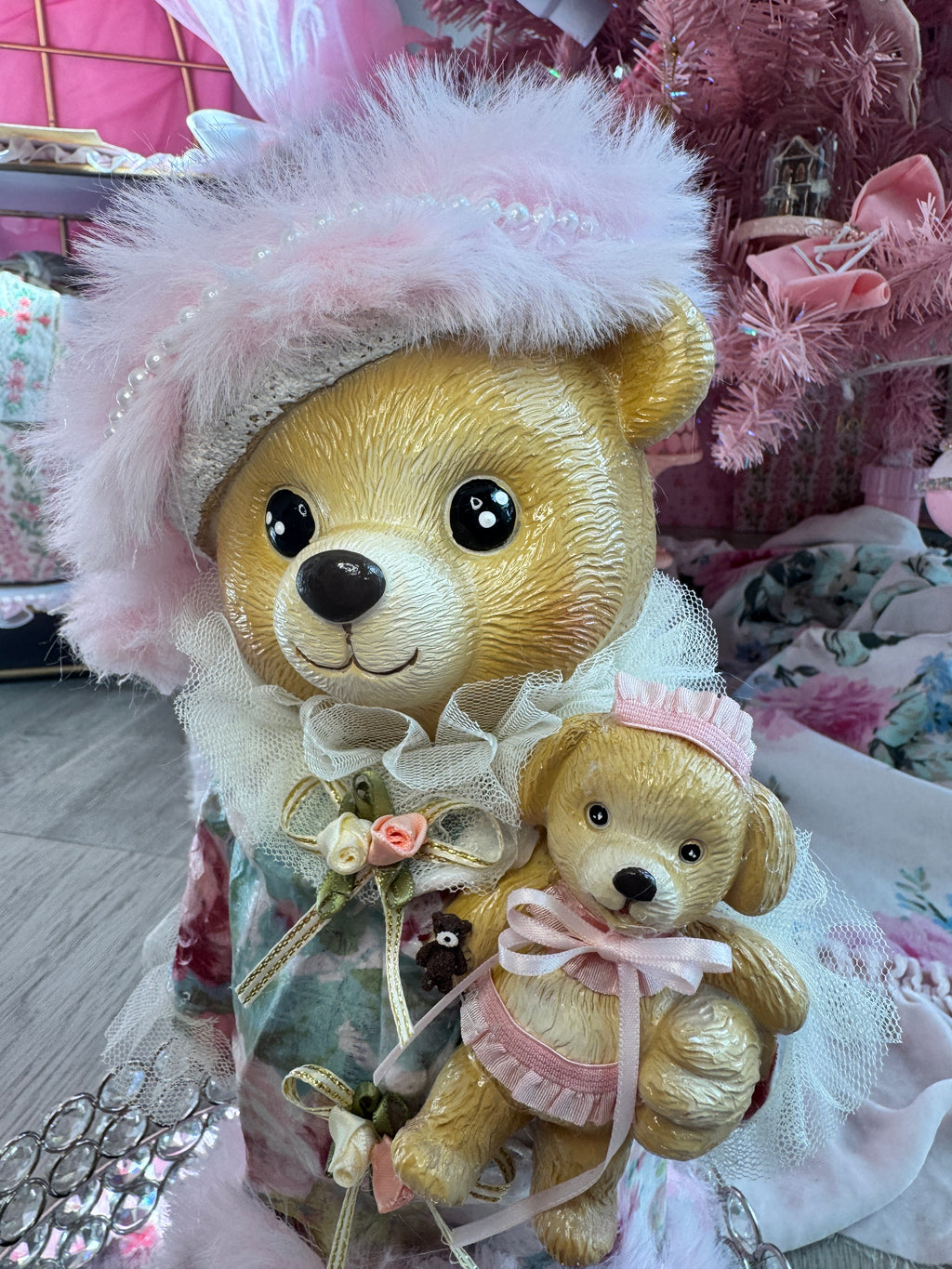Custom Floral Bear