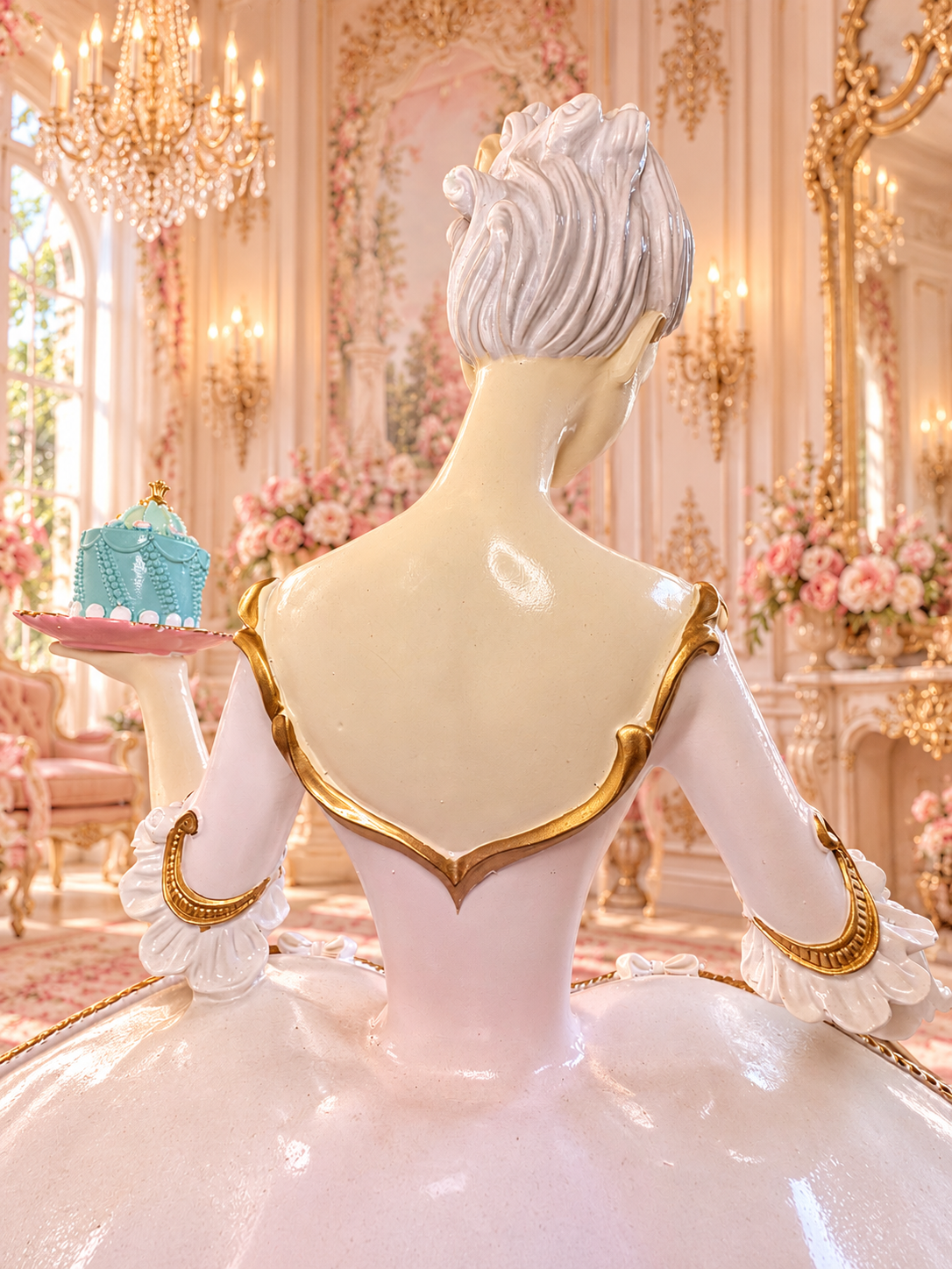 Marie Antoniette Cupcake Display Figurine 36”