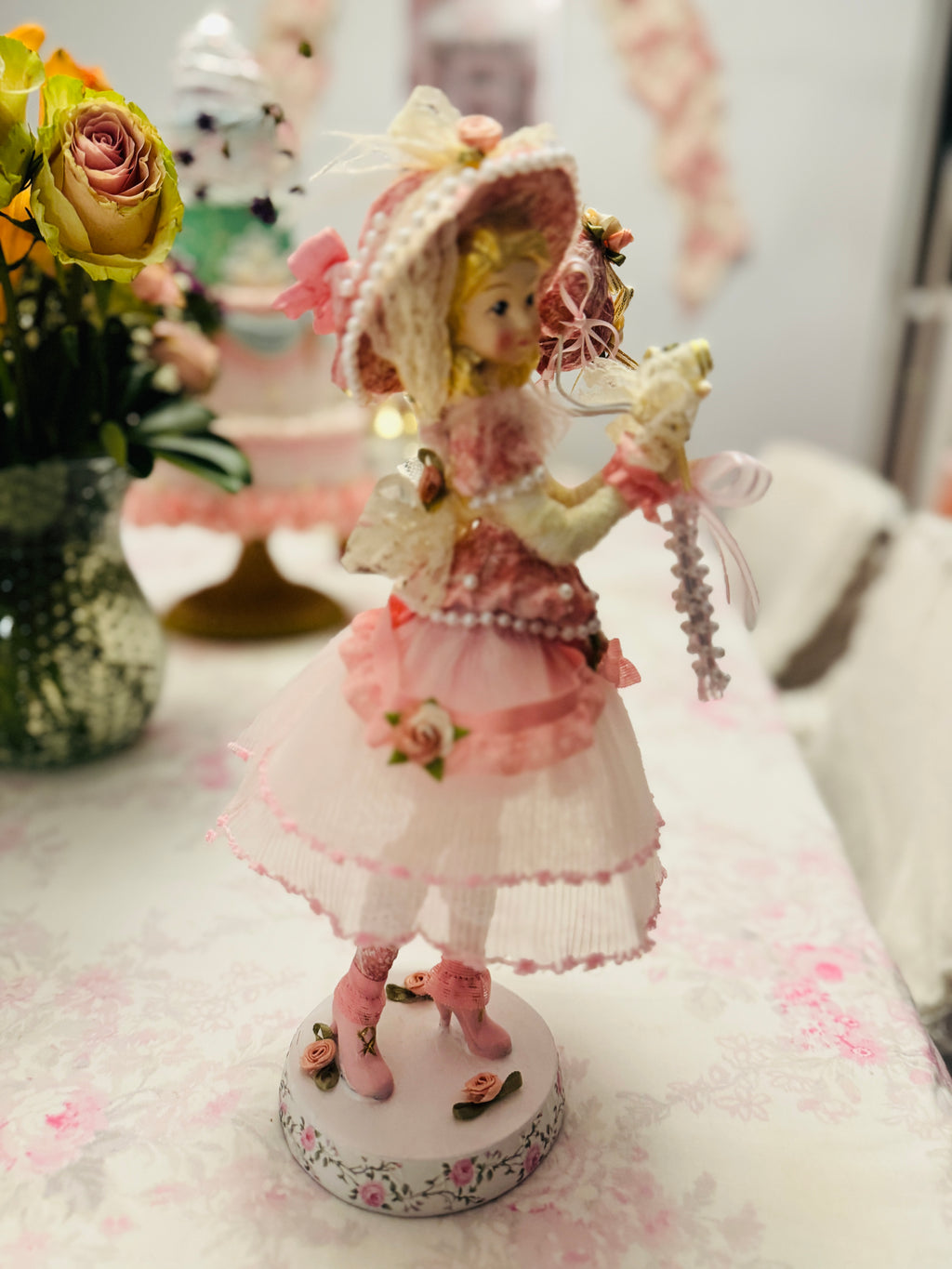 Pink Bespoke Resin Doll