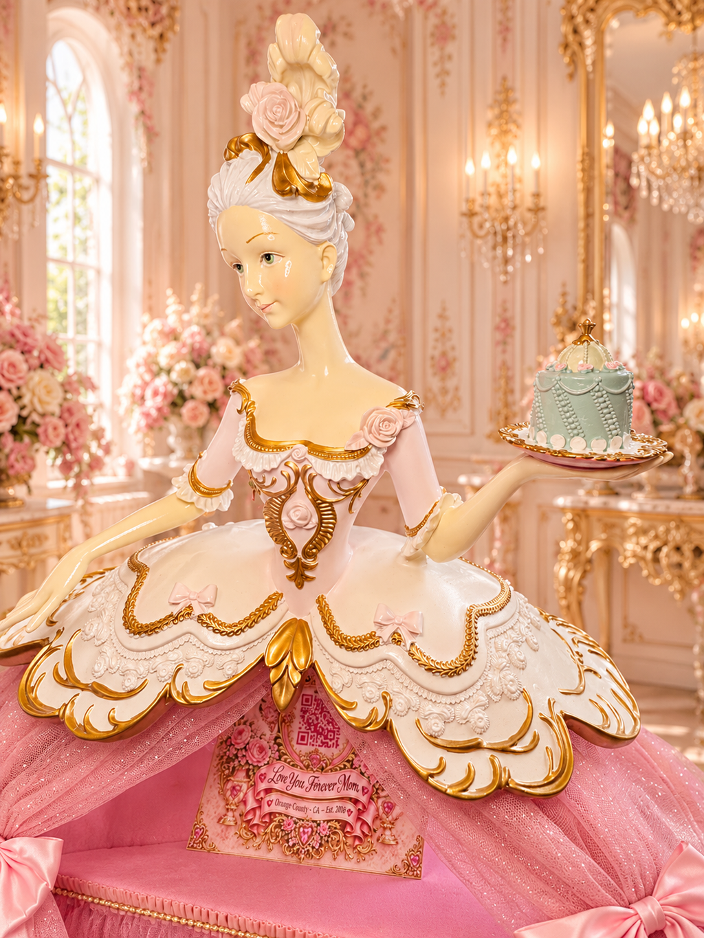 Marie Antoniette Cupcake Display Figurine 36”