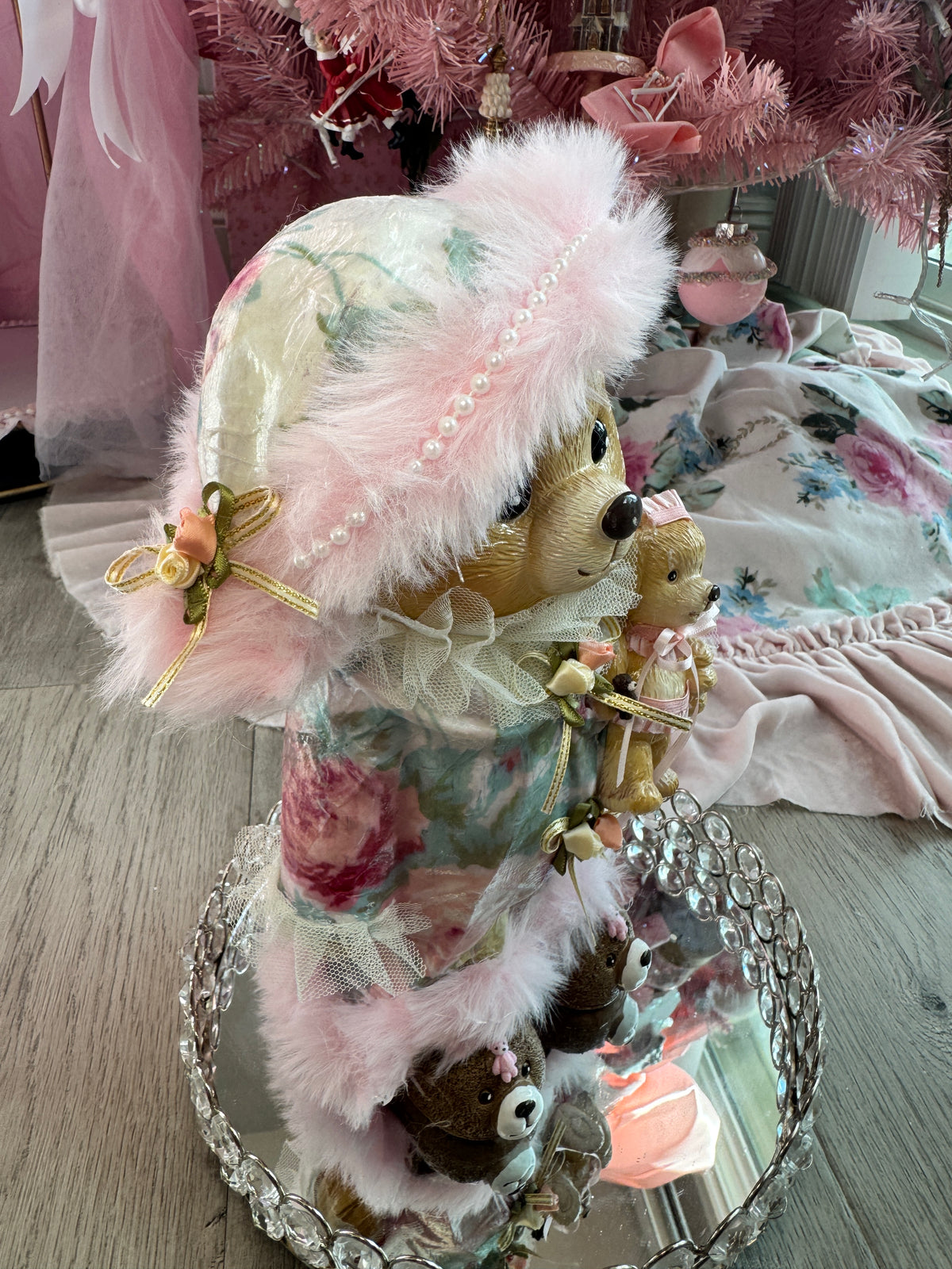 Custom Floral Bear