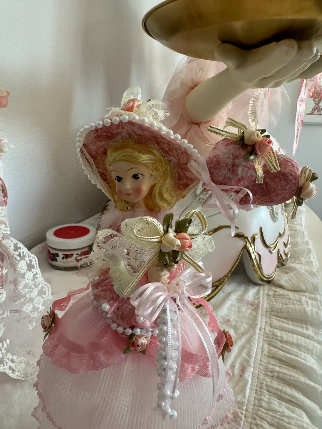 Pink Bespoke Resin Doll