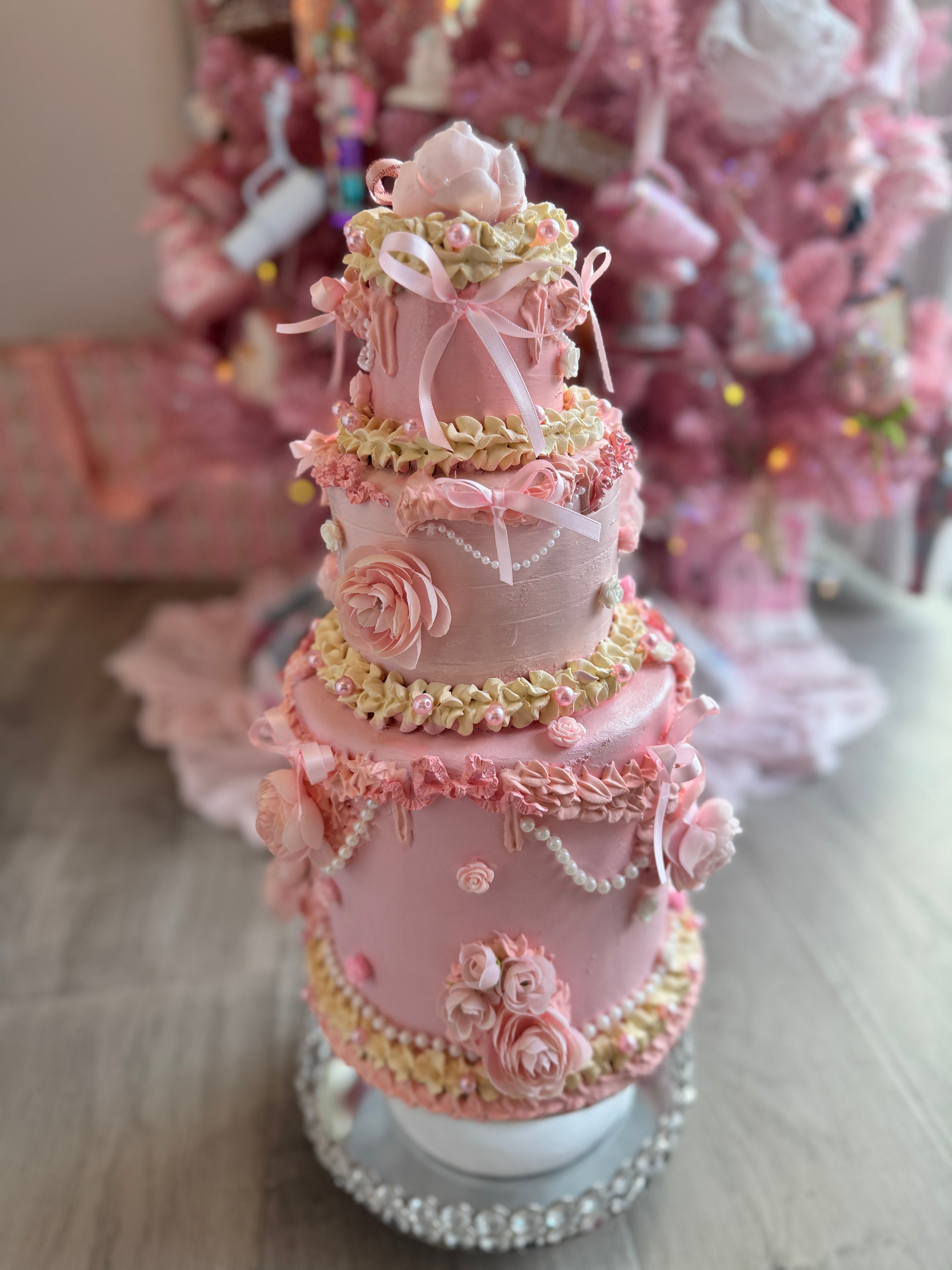 Floral Faux Cake