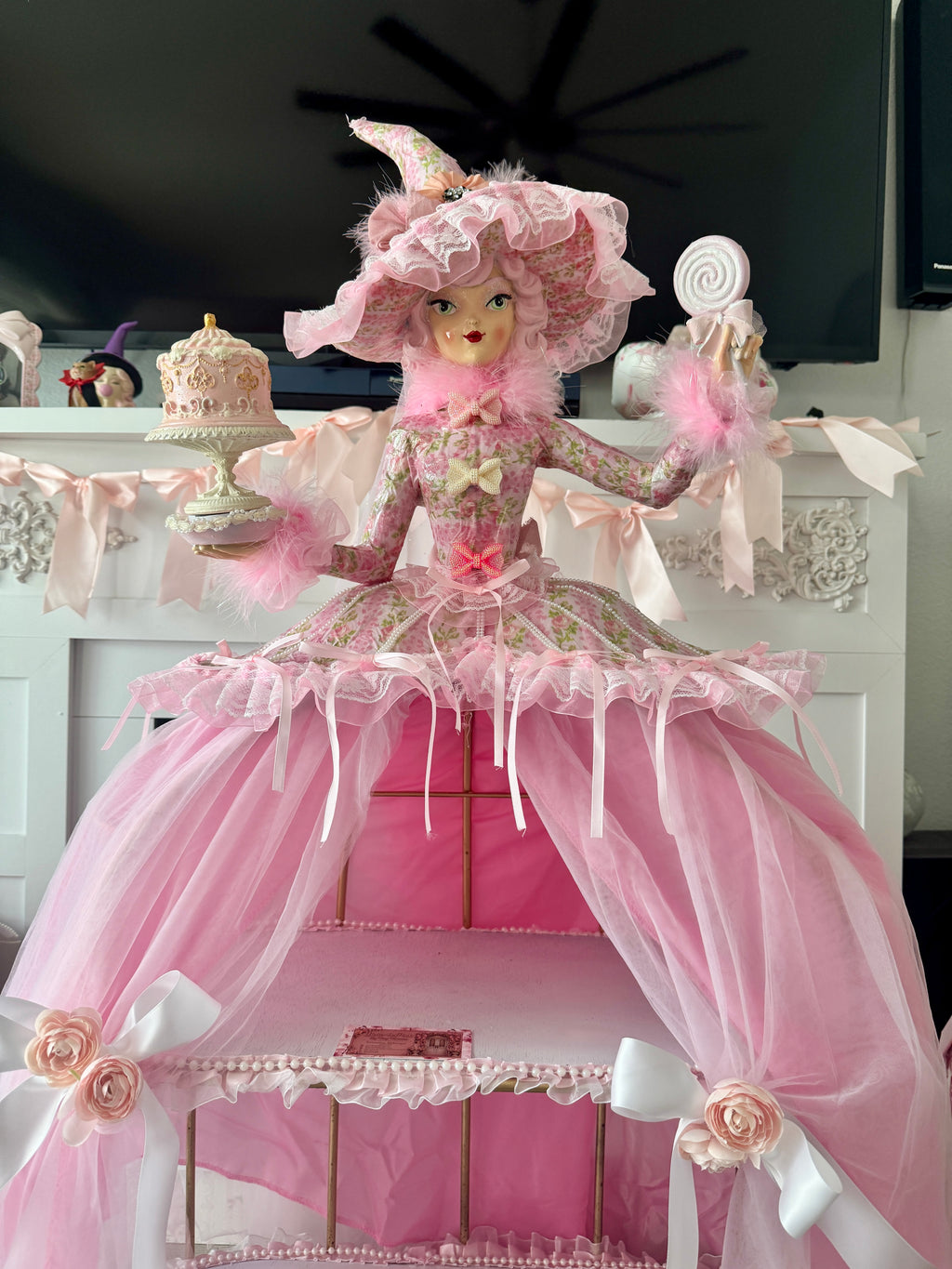 Bespoke Pink Witch Floral inspired