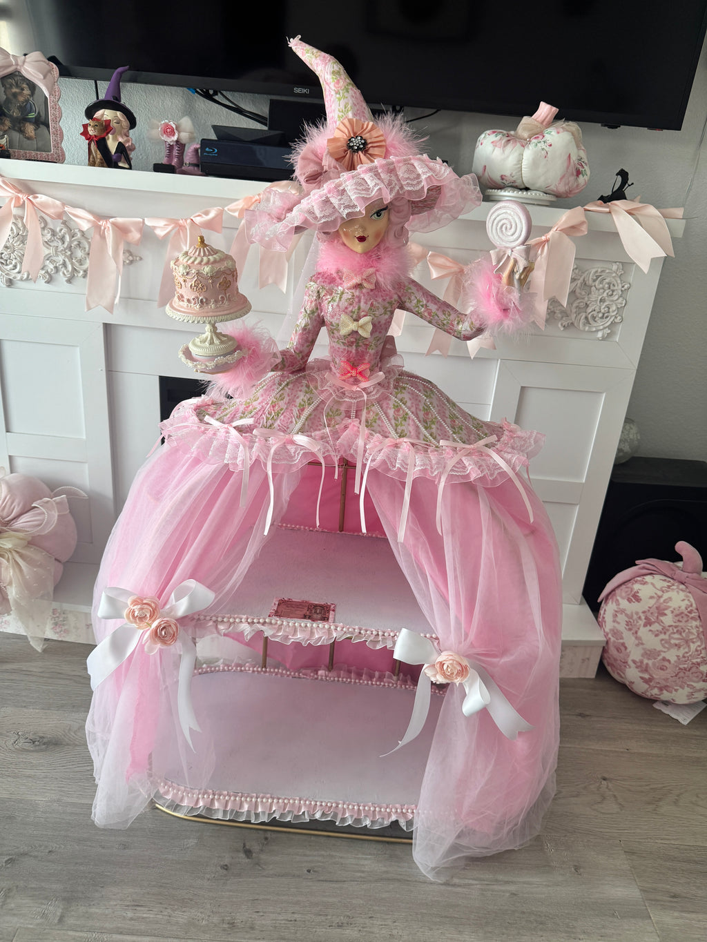 Bespoke Pink Witch Floral inspired