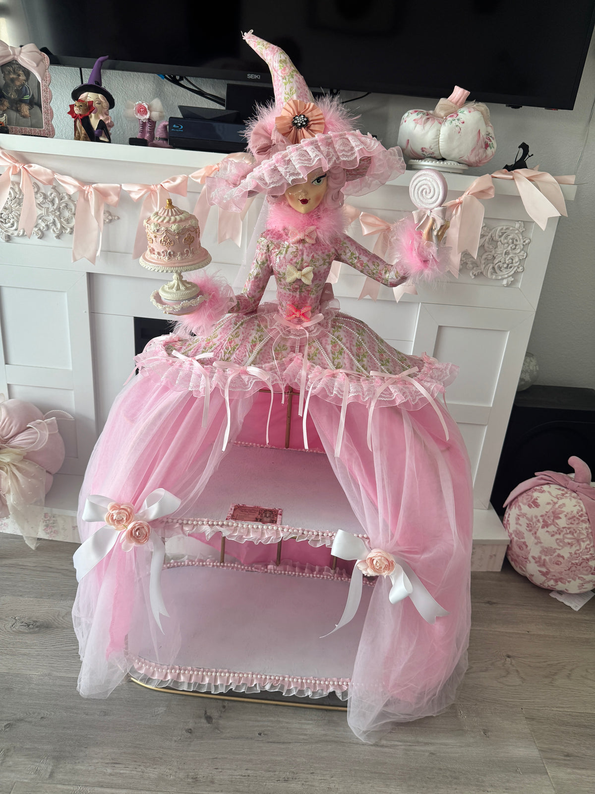 Bespoke Pink Witch Floral inspired