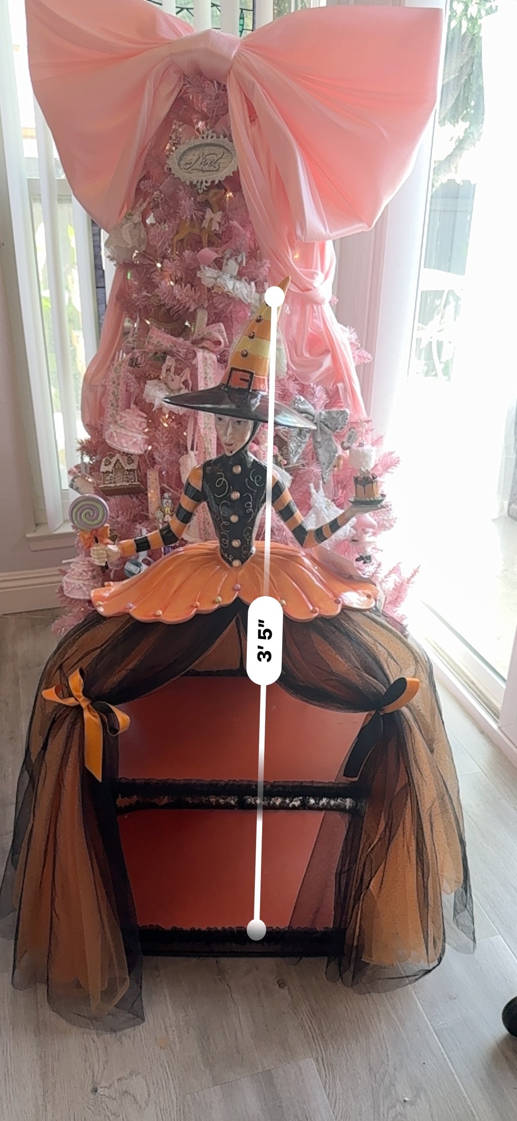 Halloween 37” Witch Cake Display