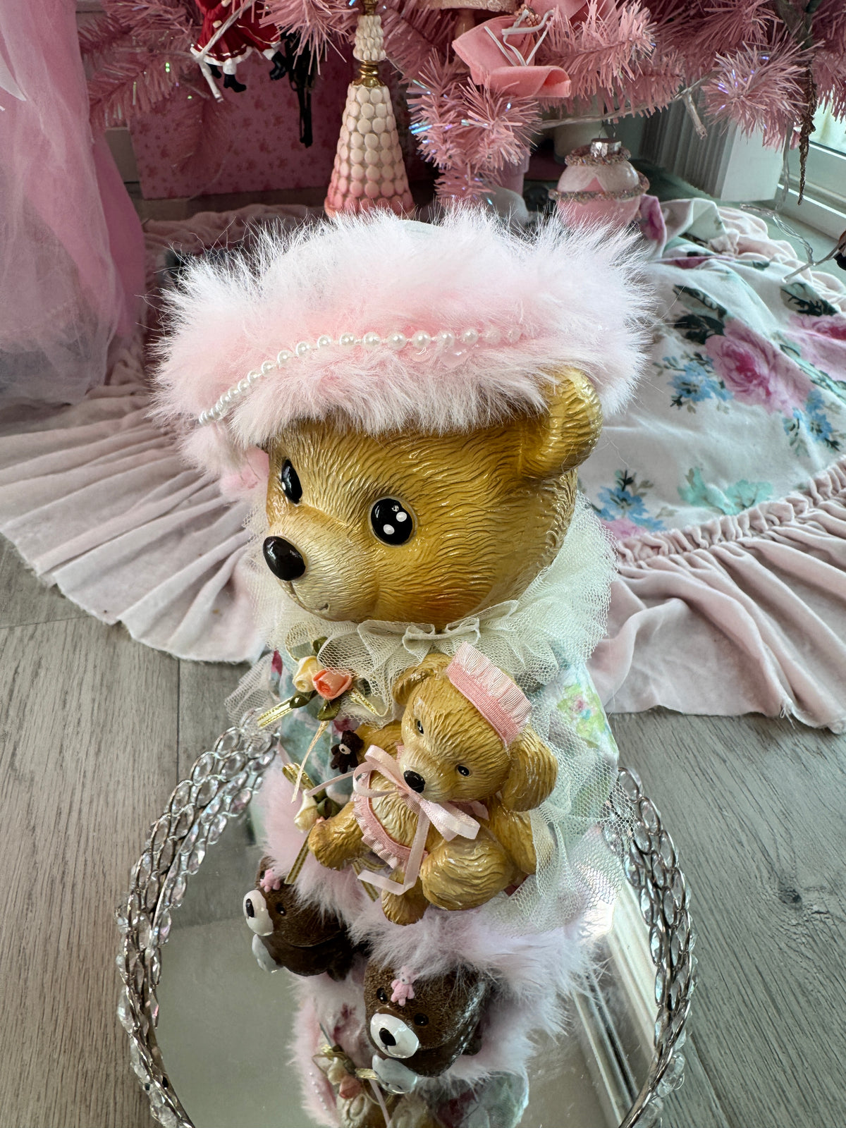 Custom Floral Bear