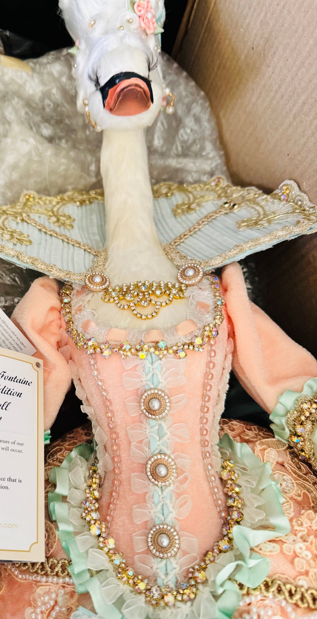 RESERVED LISTING Katherine’s Collection Odette De La Fontaine Limited
Edition Swan Doll