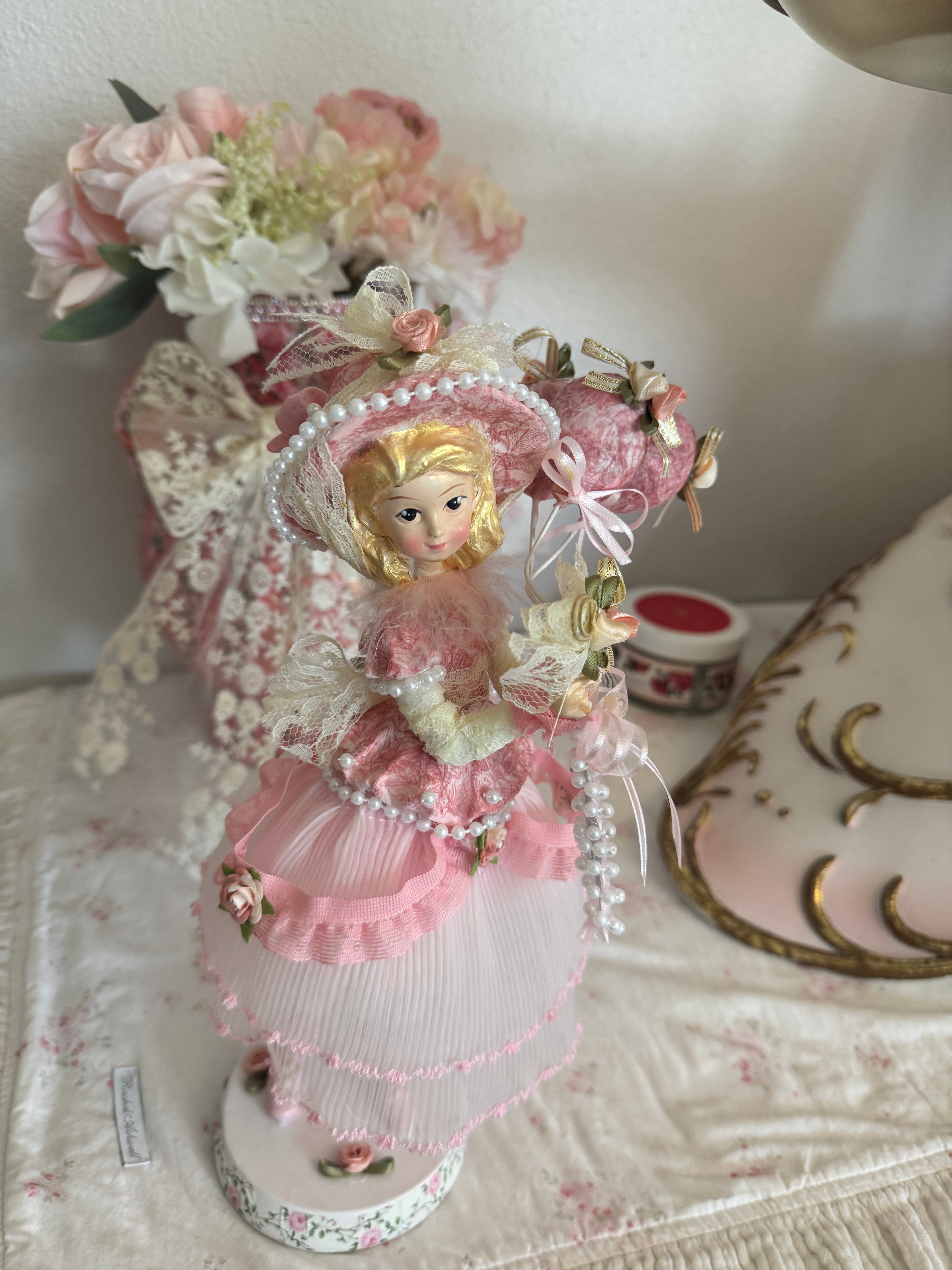 Pink Bespoke Resin Doll