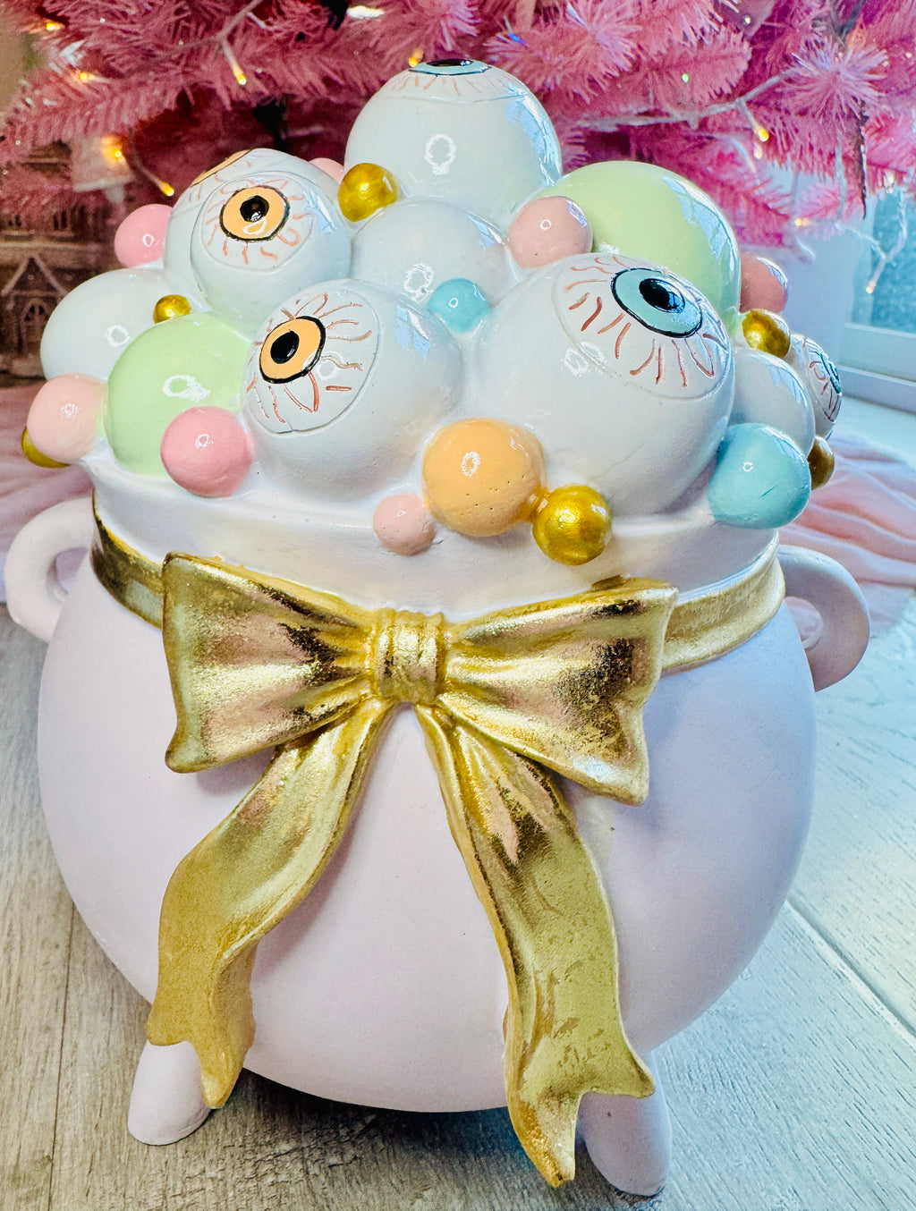 Pink Halloween Cauldron