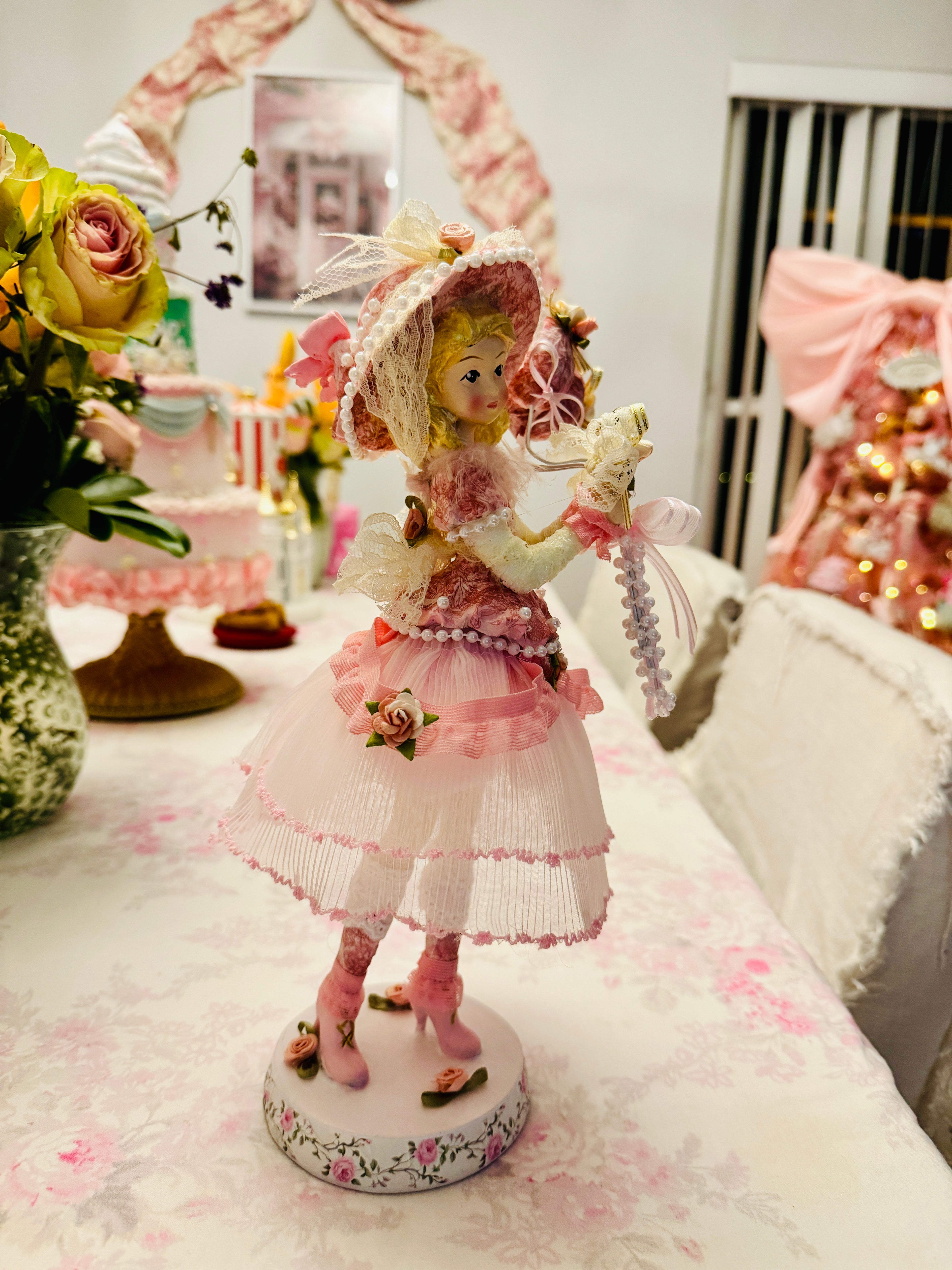 Pink Bespoke Resin Doll