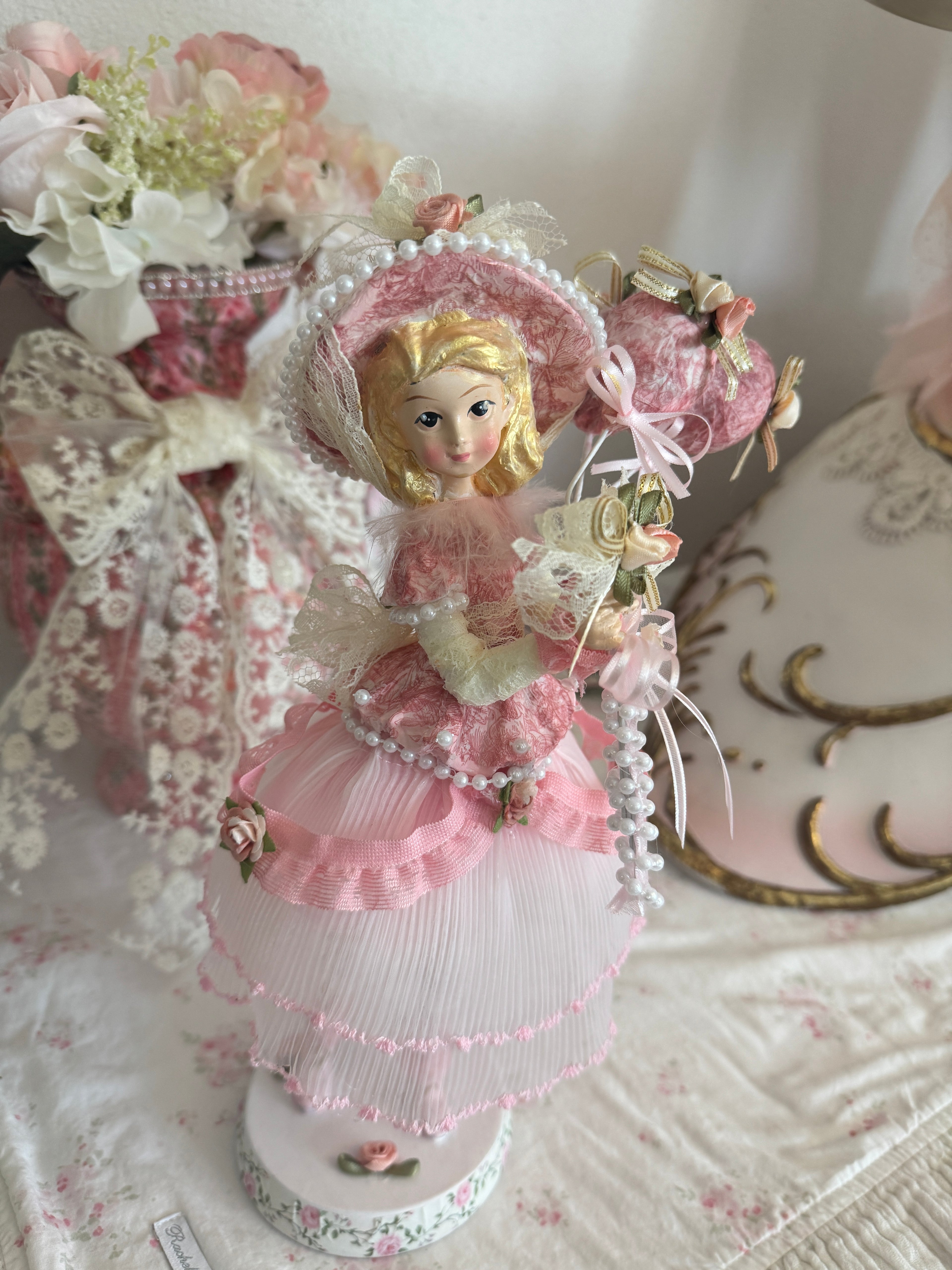 Pink Bespoke Resin Doll