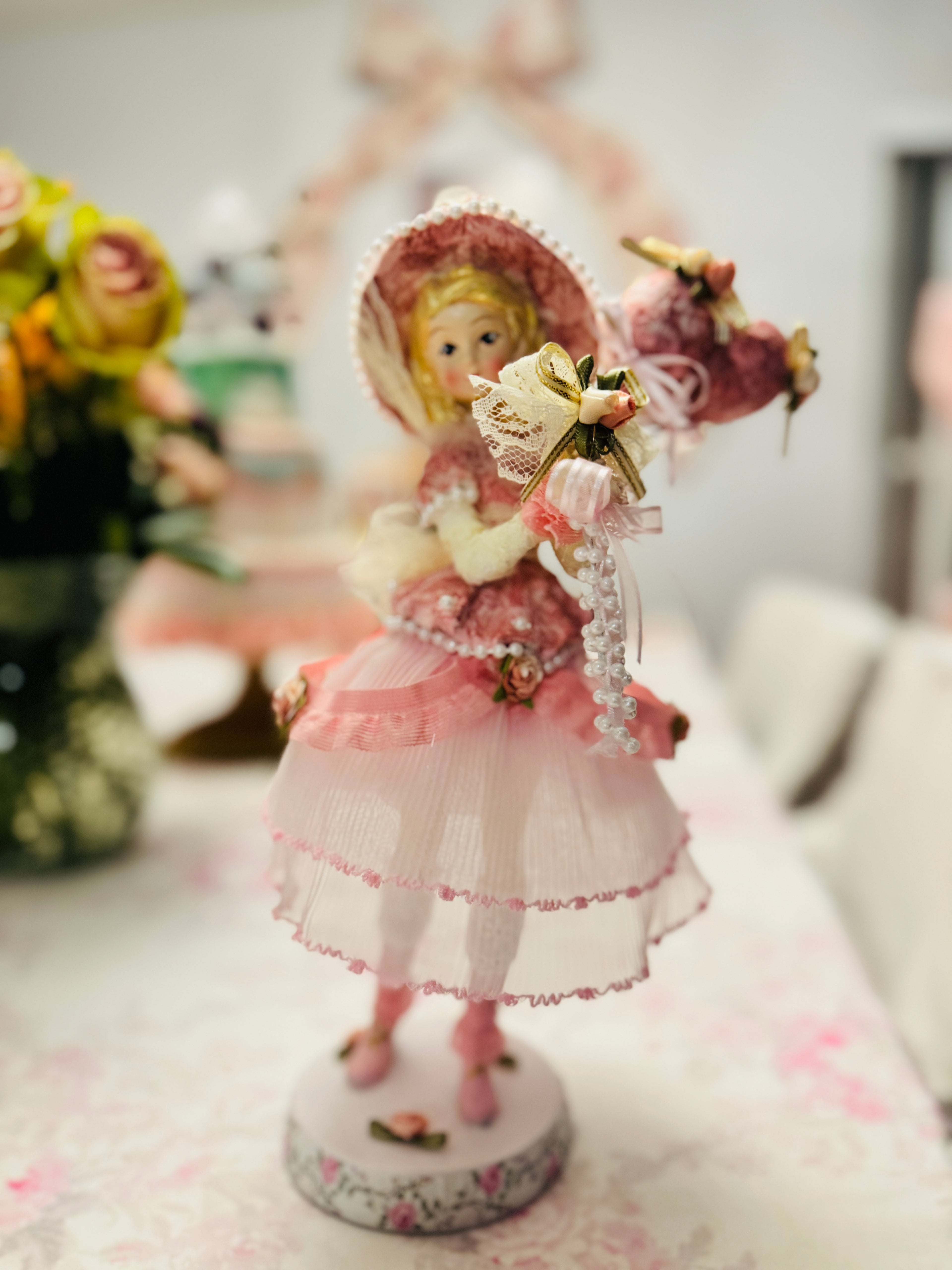 Pink Bespoke Resin Doll