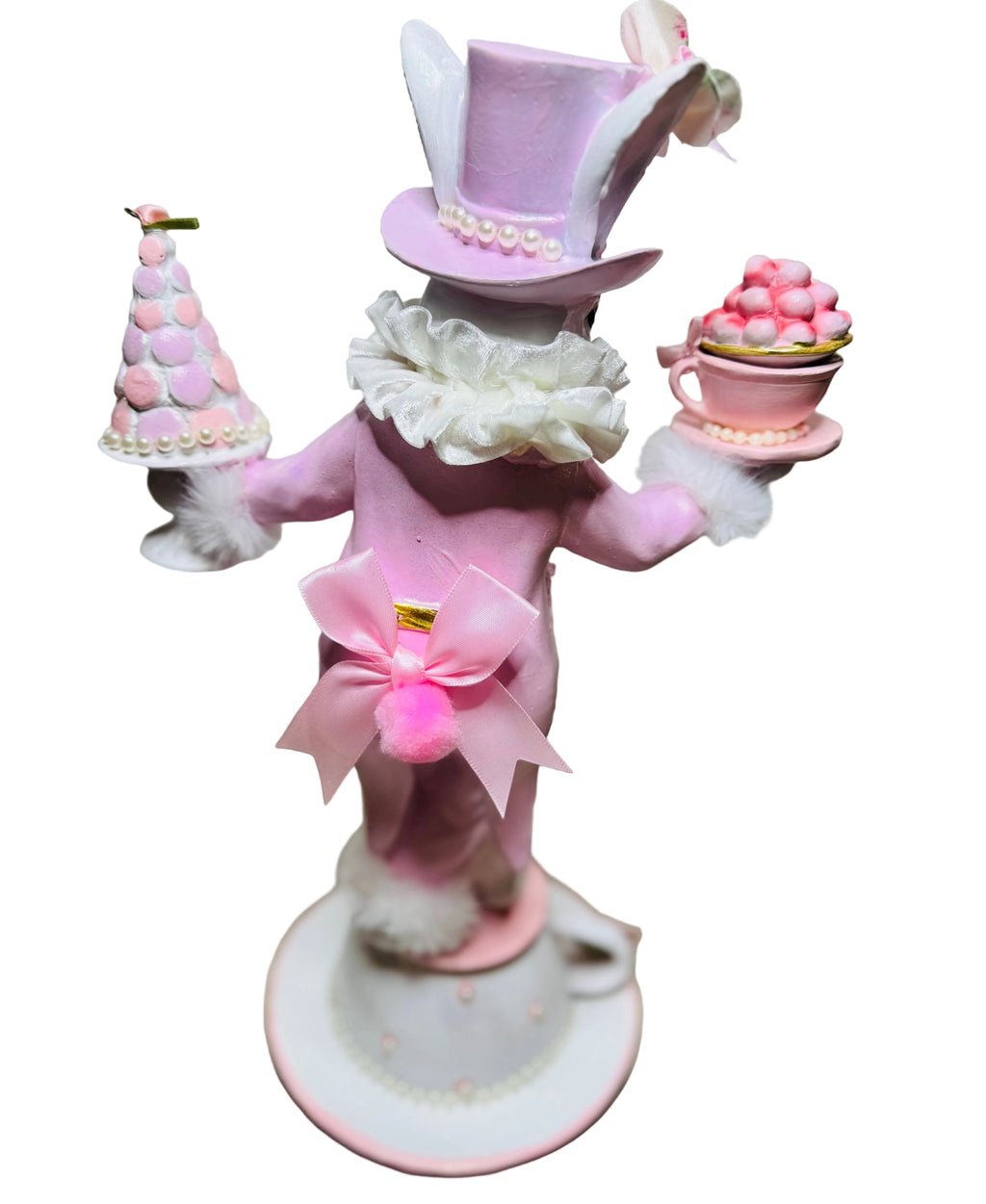 Pink Bunny with Macaron Topiary