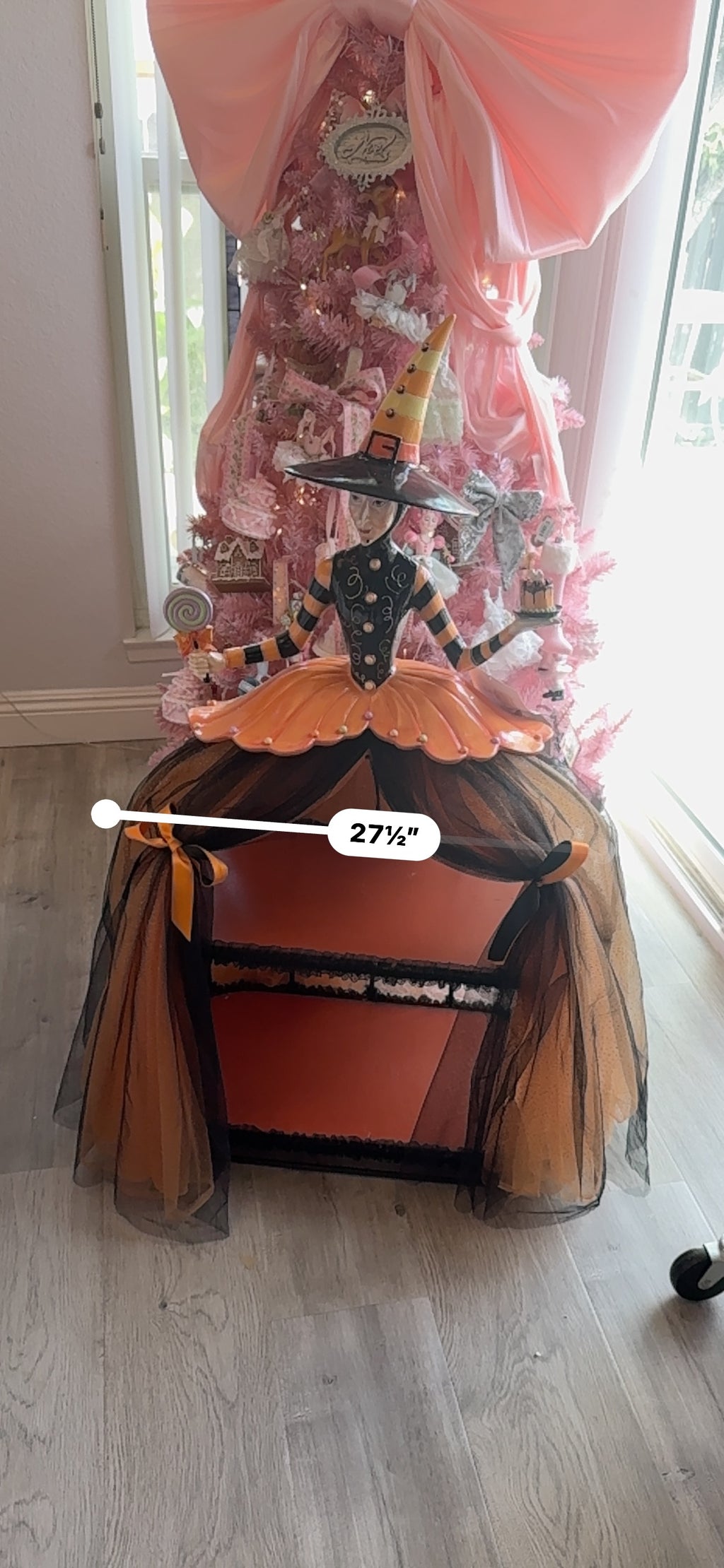 Halloween 37” Witch Cake Display