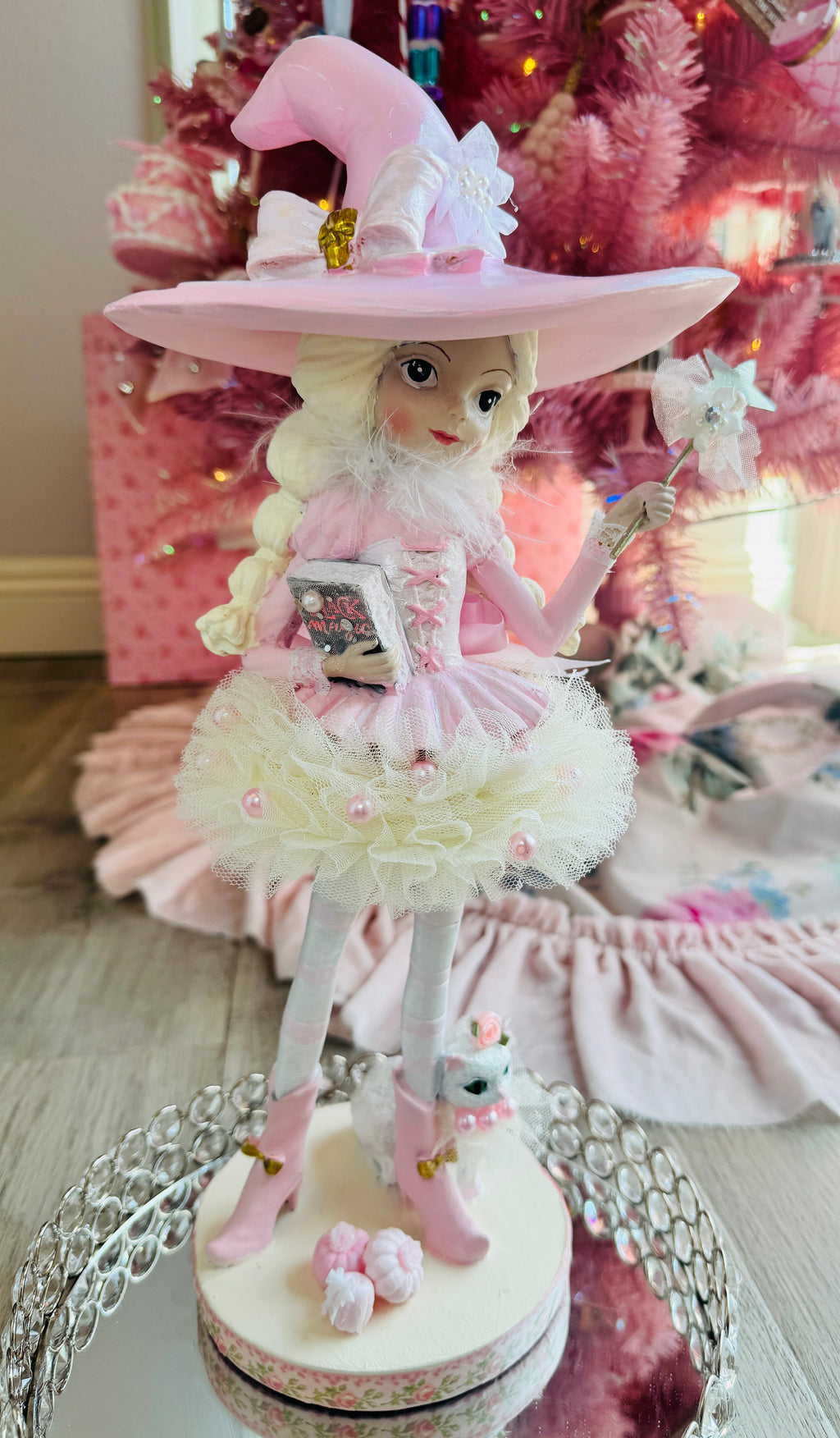 Pink Bespoke Halloween Witch Apprentice