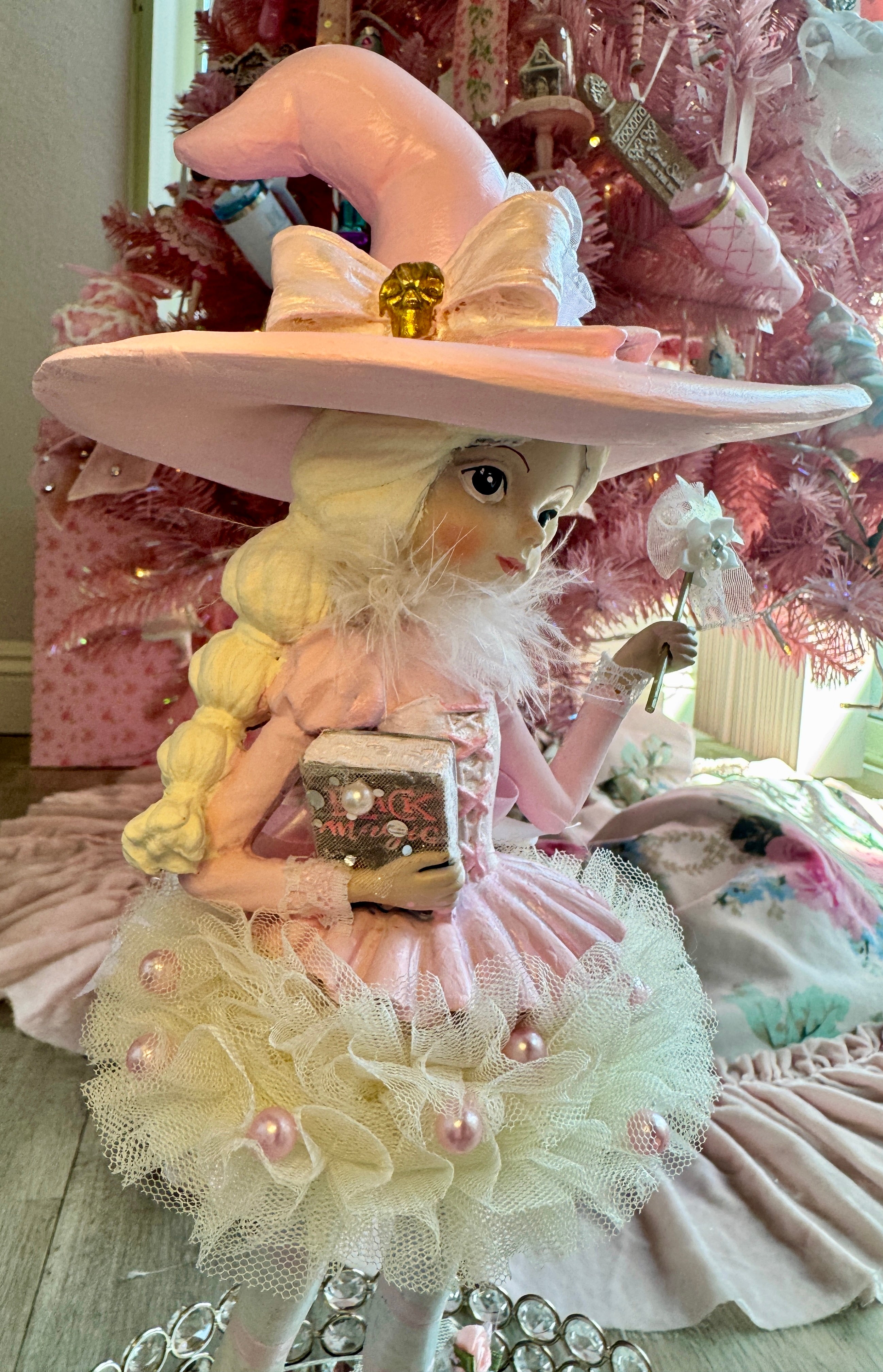 Pink Bespoke Halloween Witch Apprentice