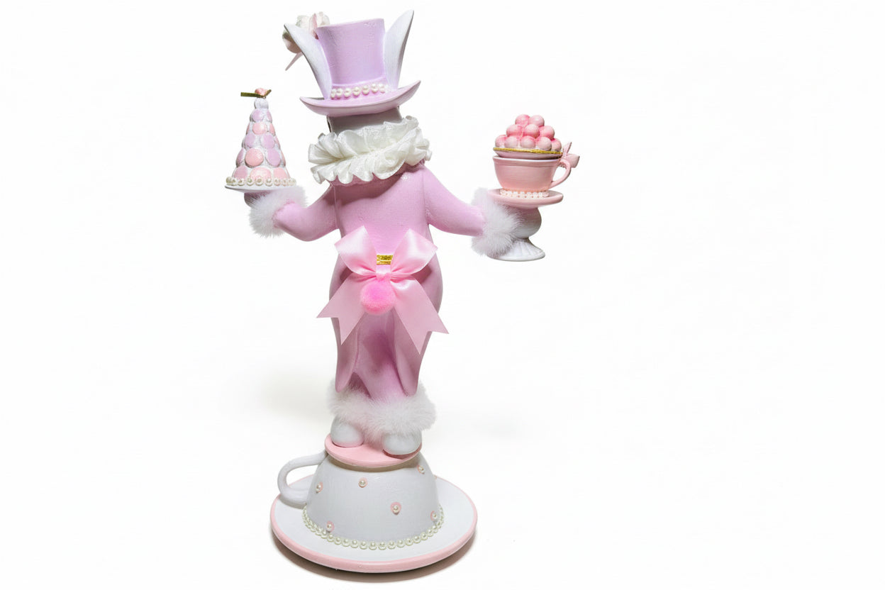 Pink Bunny with Macaron Topiary