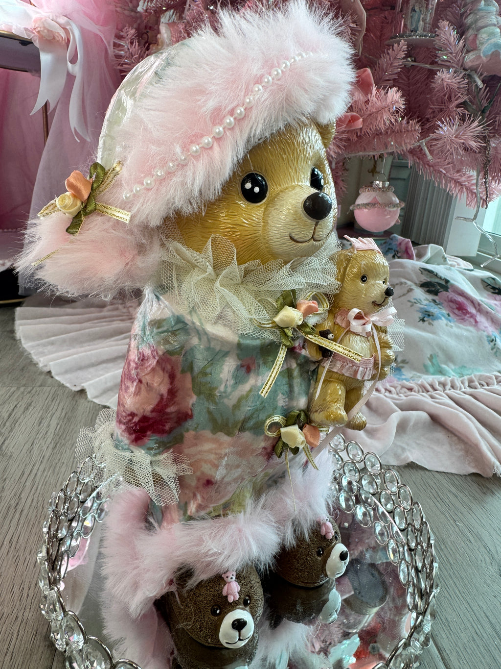 Custom Floral Bear
