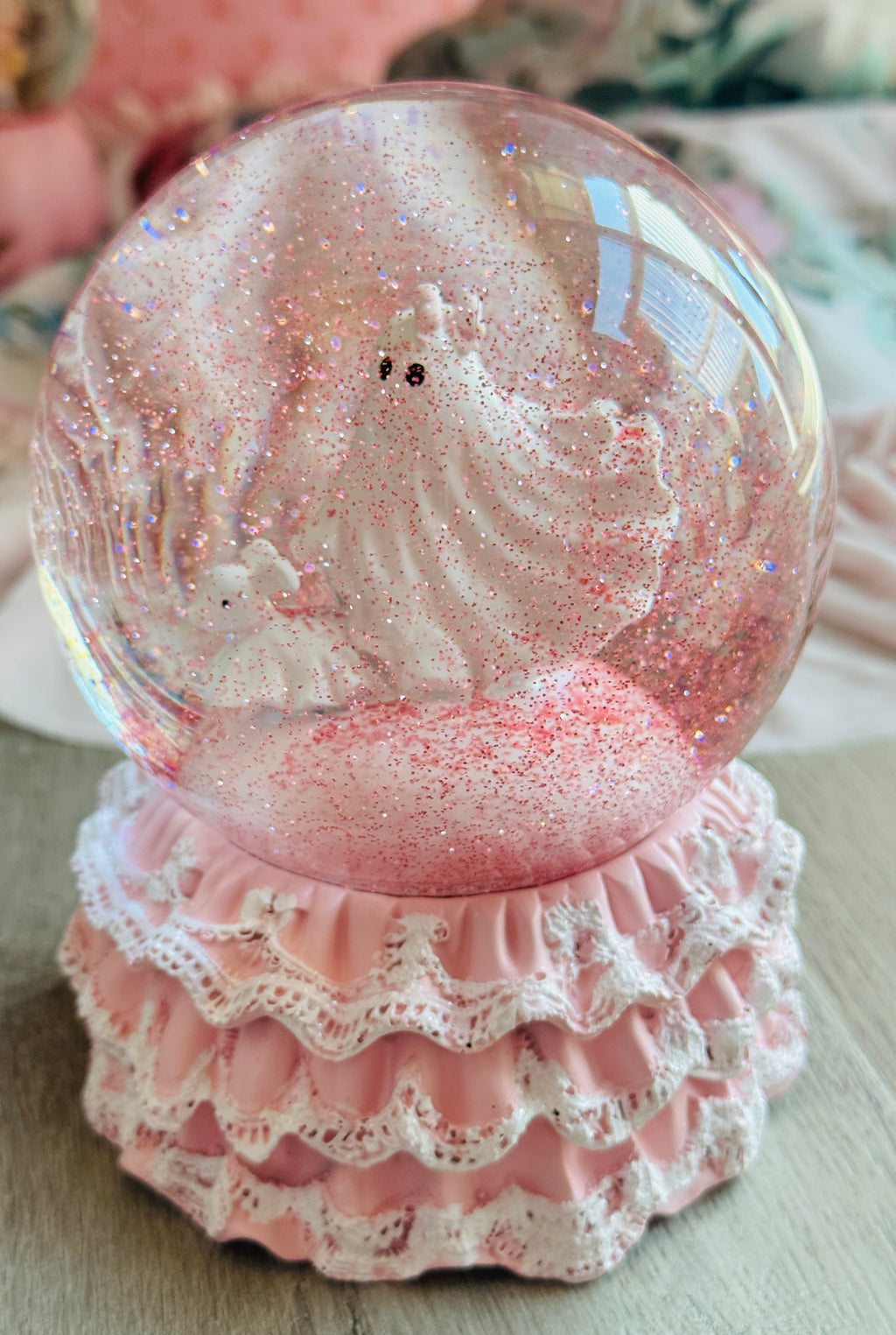 Pink Halloween Snow-globe