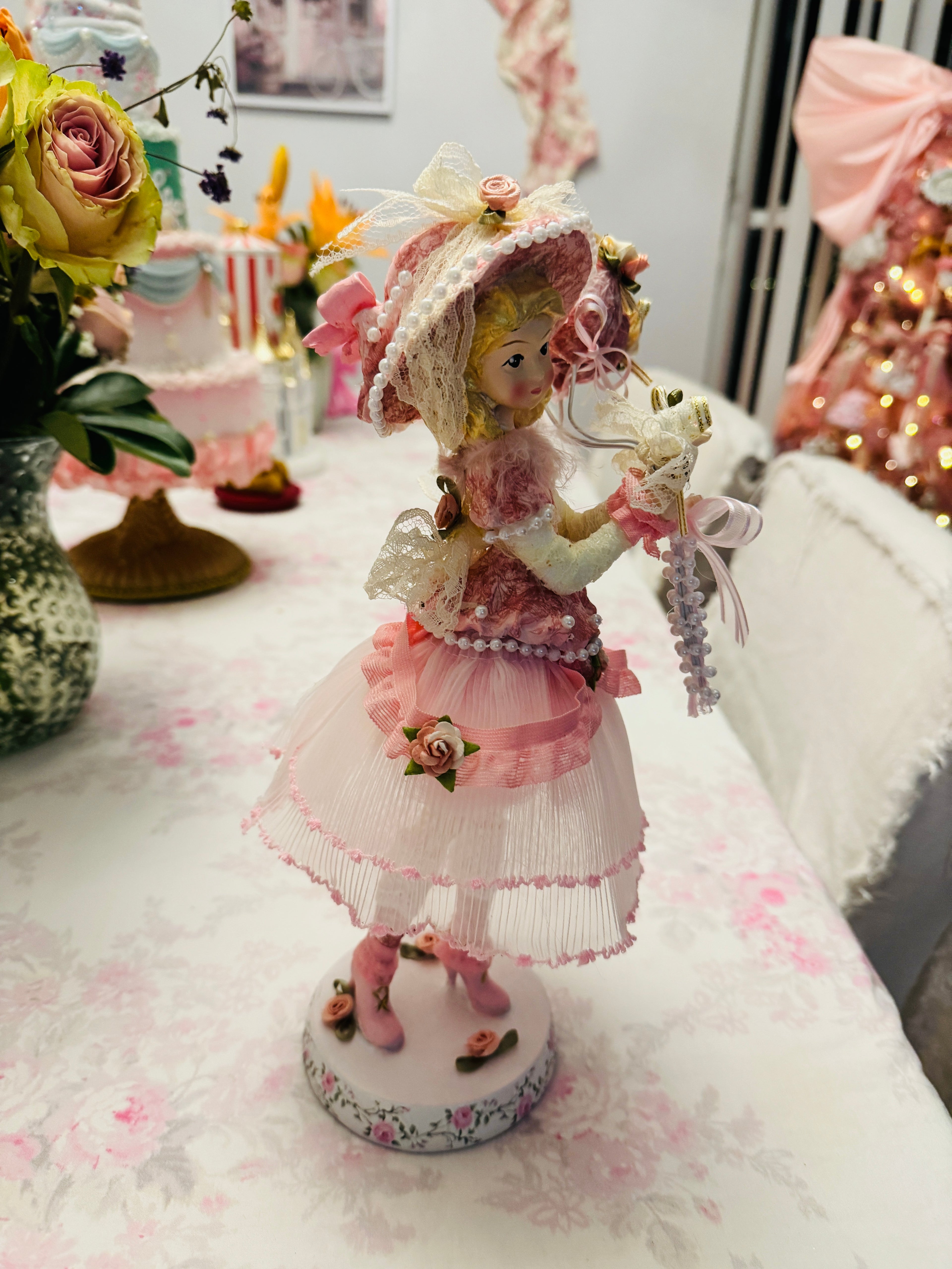 Pink Bespoke Resin Doll