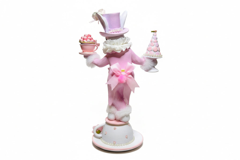 Pink Bunny with Macaron Topiary