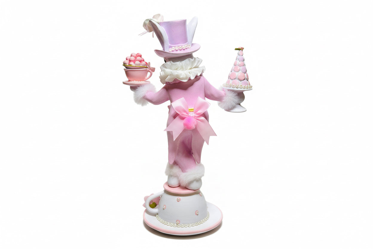Pink Bunny with Macaron Topiary