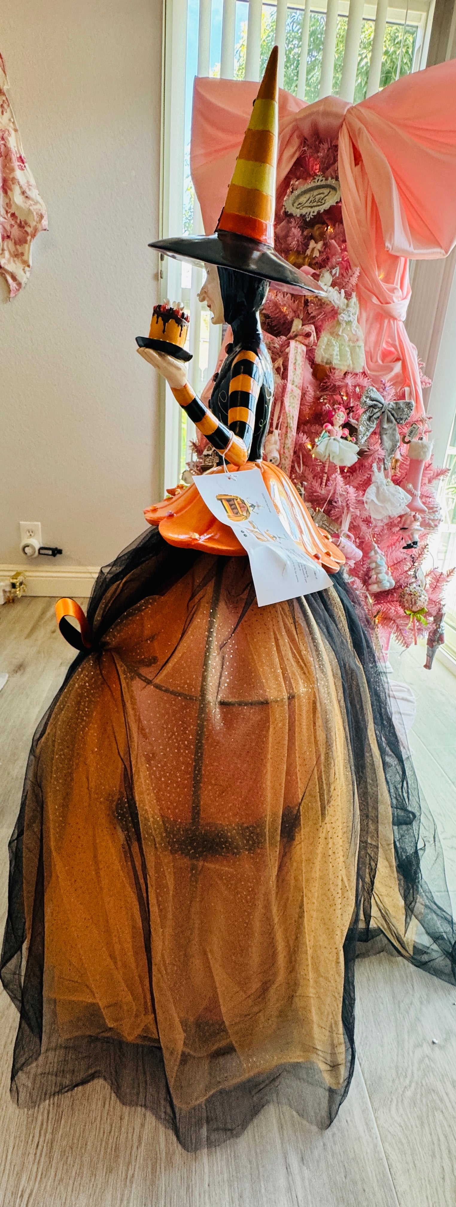Halloween 37” Witch Cake Display