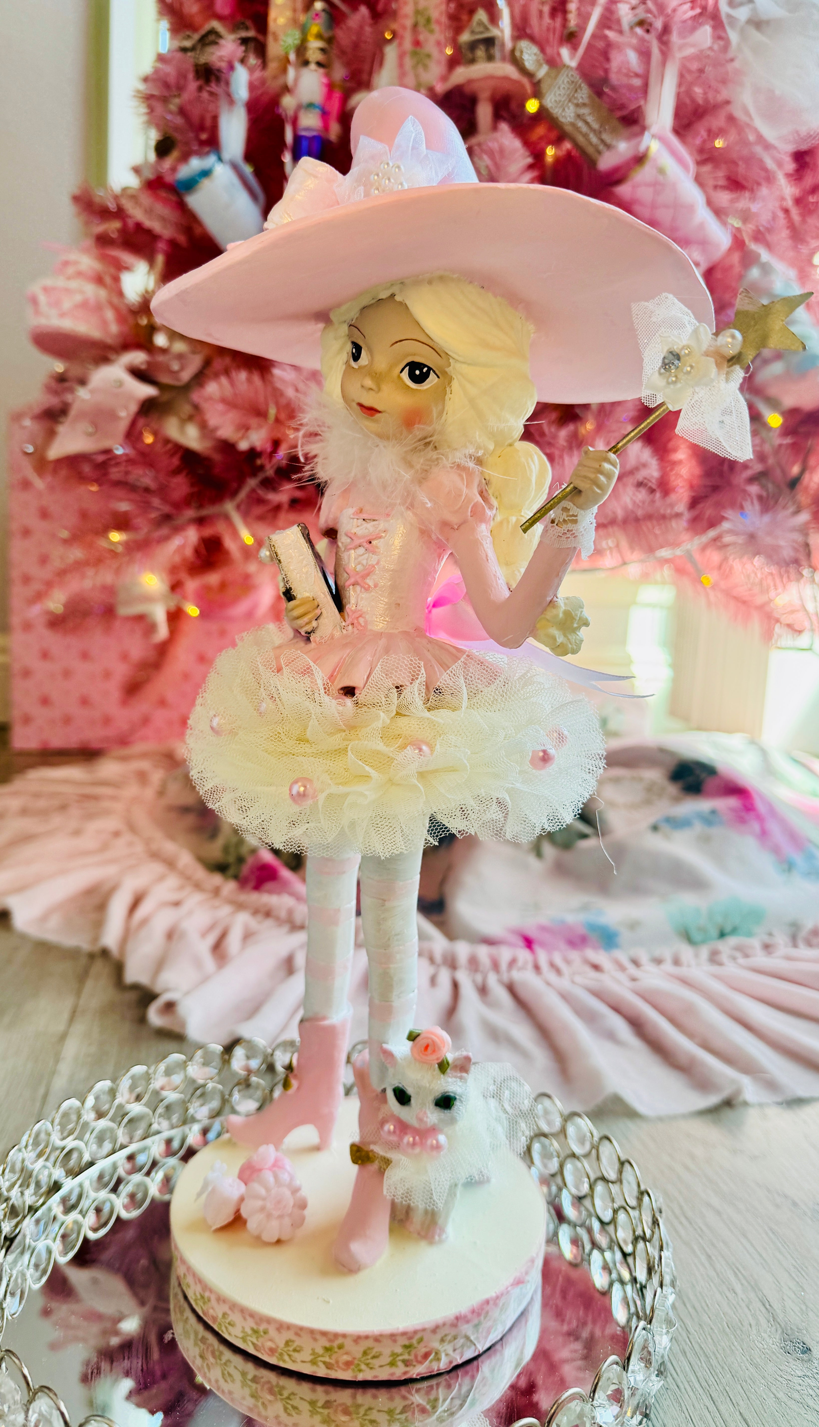 Pink Bespoke Halloween Witch Apprentice