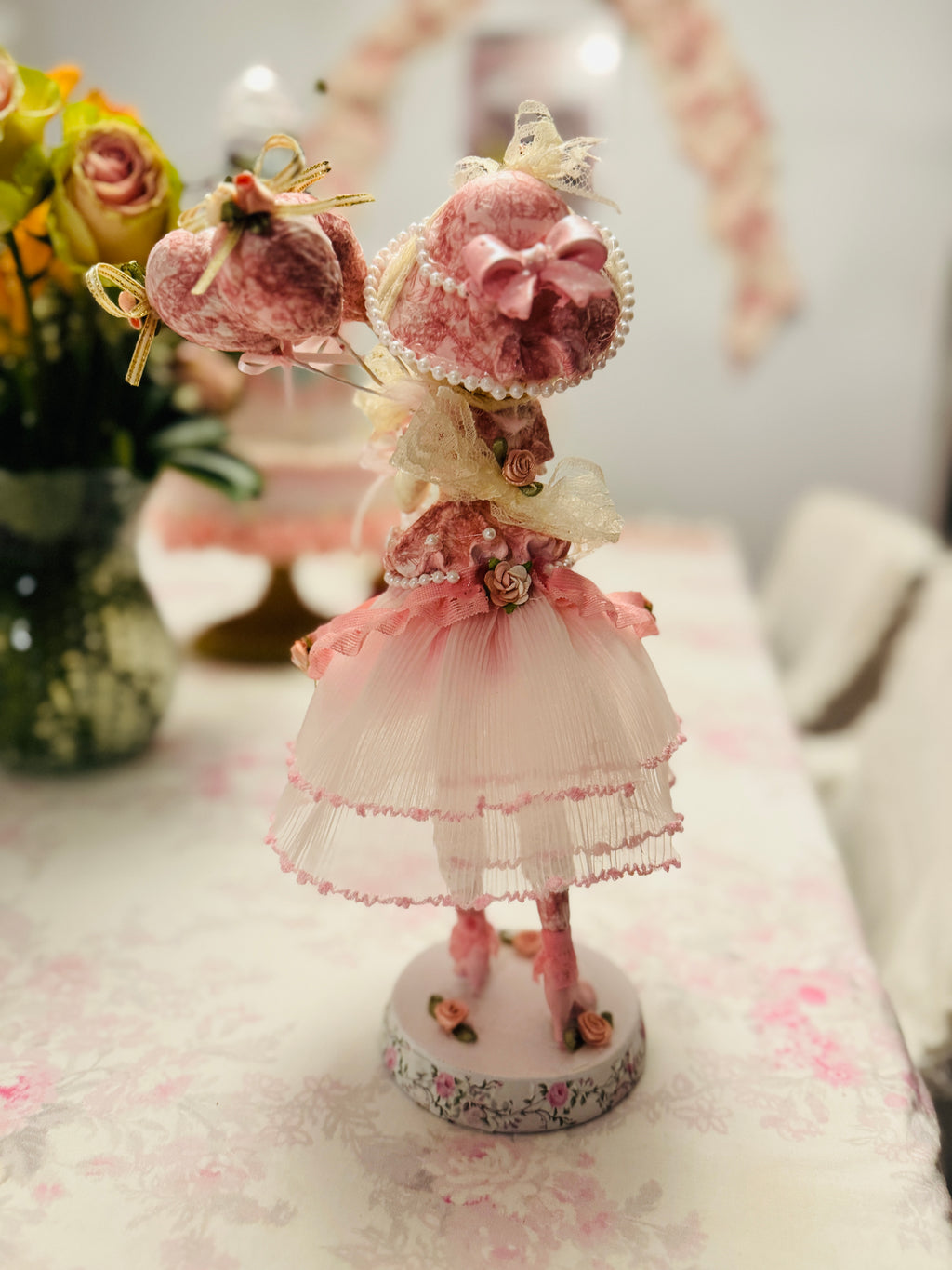 Pink Bespoke Resin Doll