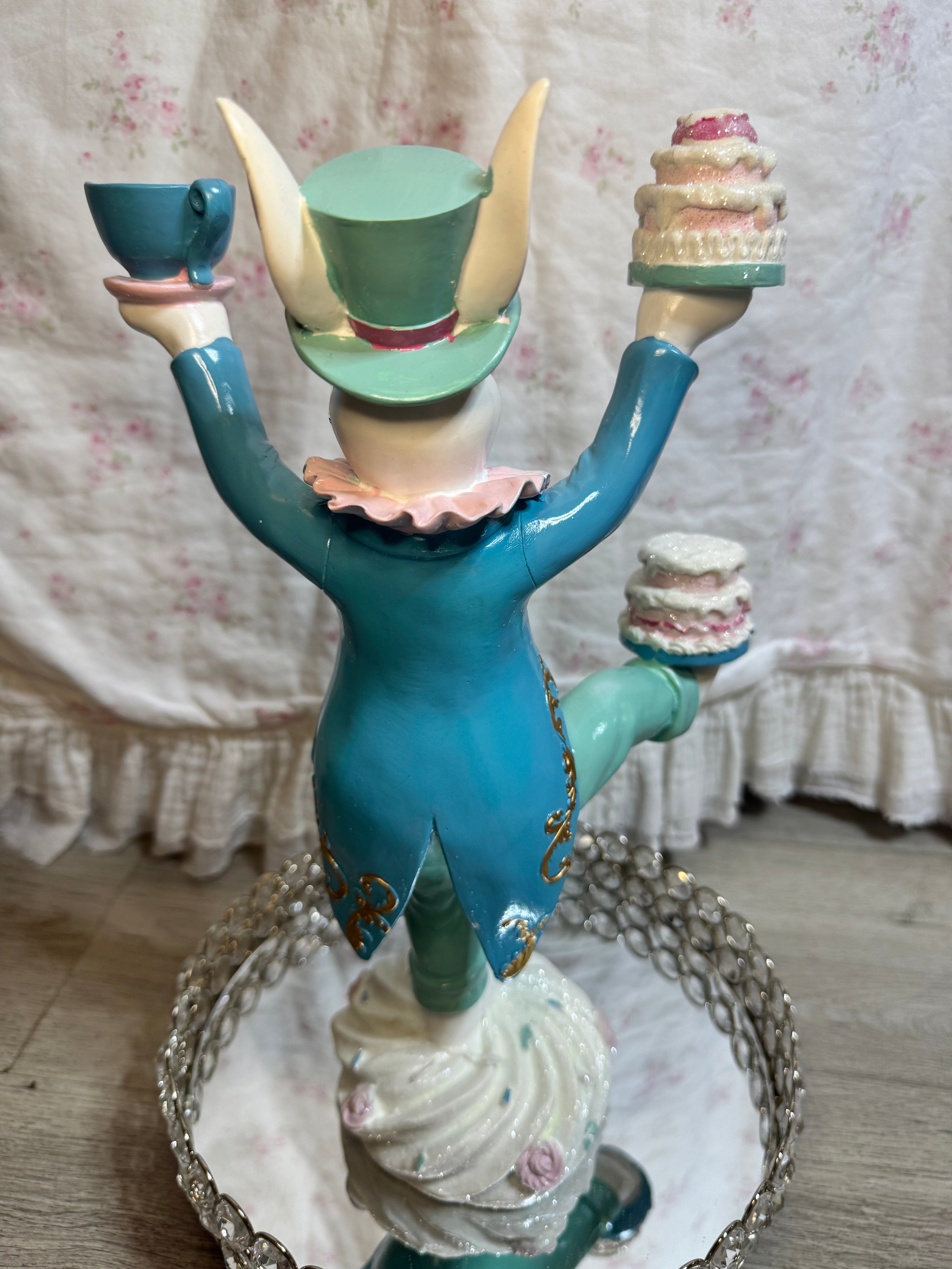 Easter Bunny balancing cakes