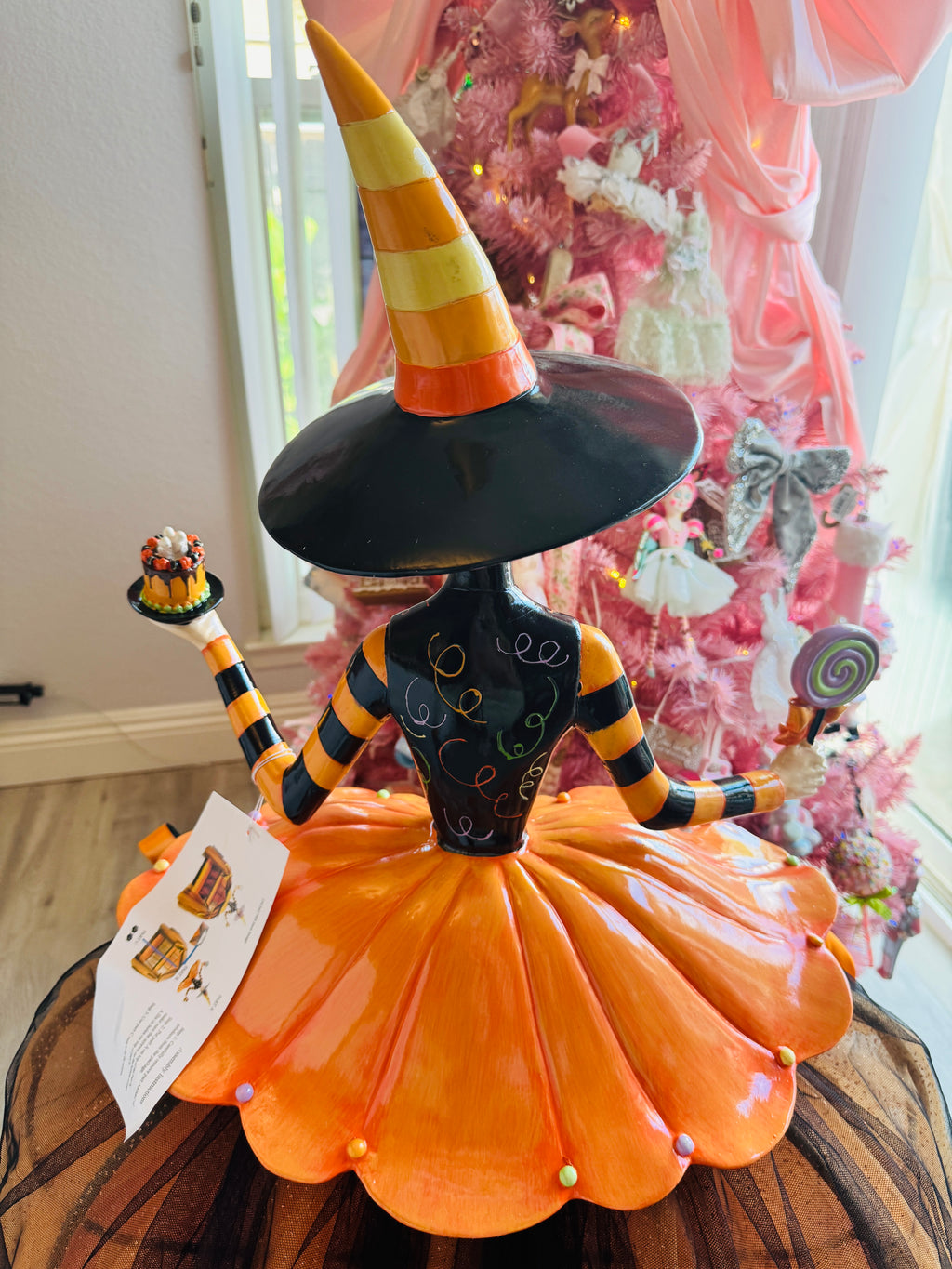 Halloween 37” Witch Cake Display