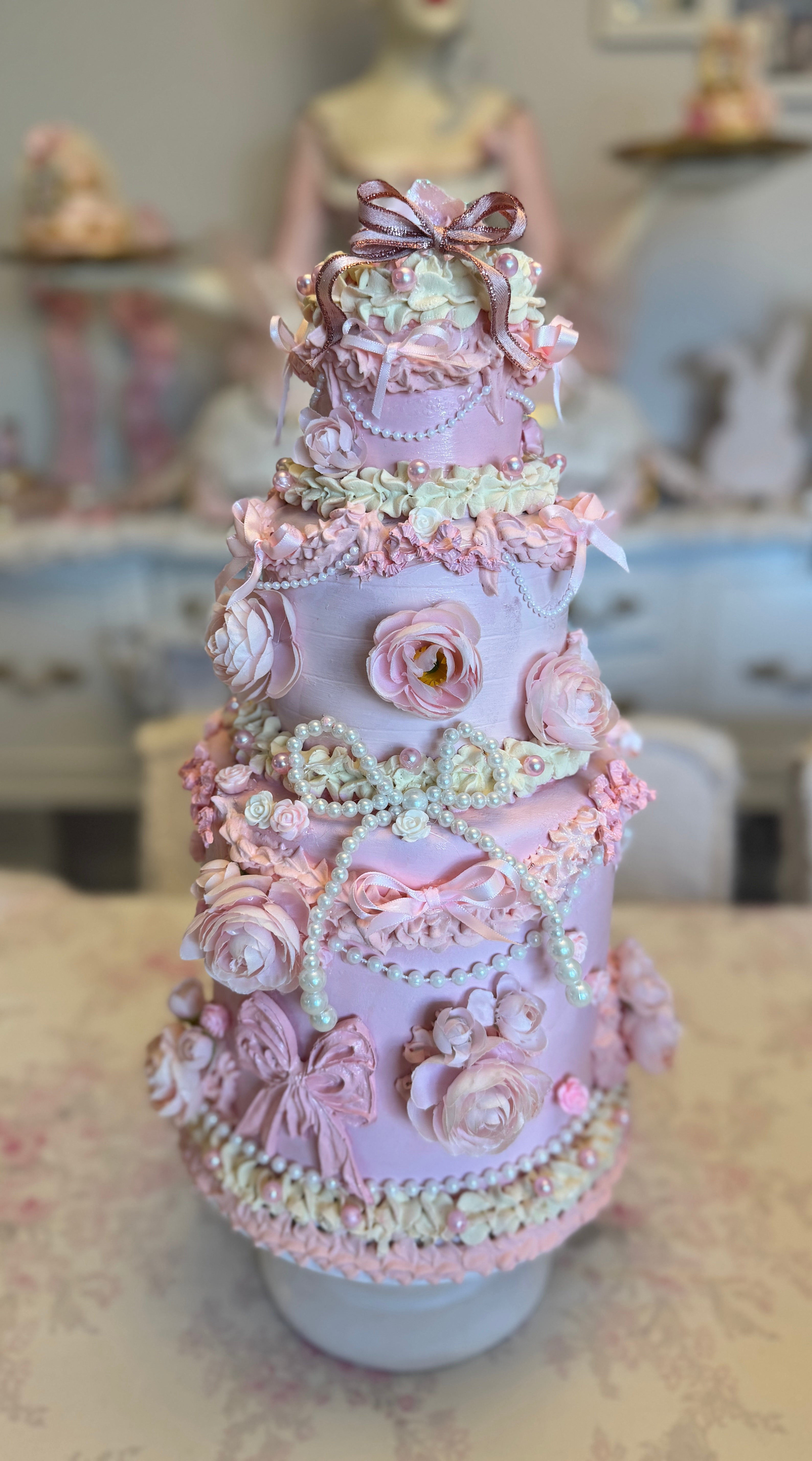 Floral Faux Cake