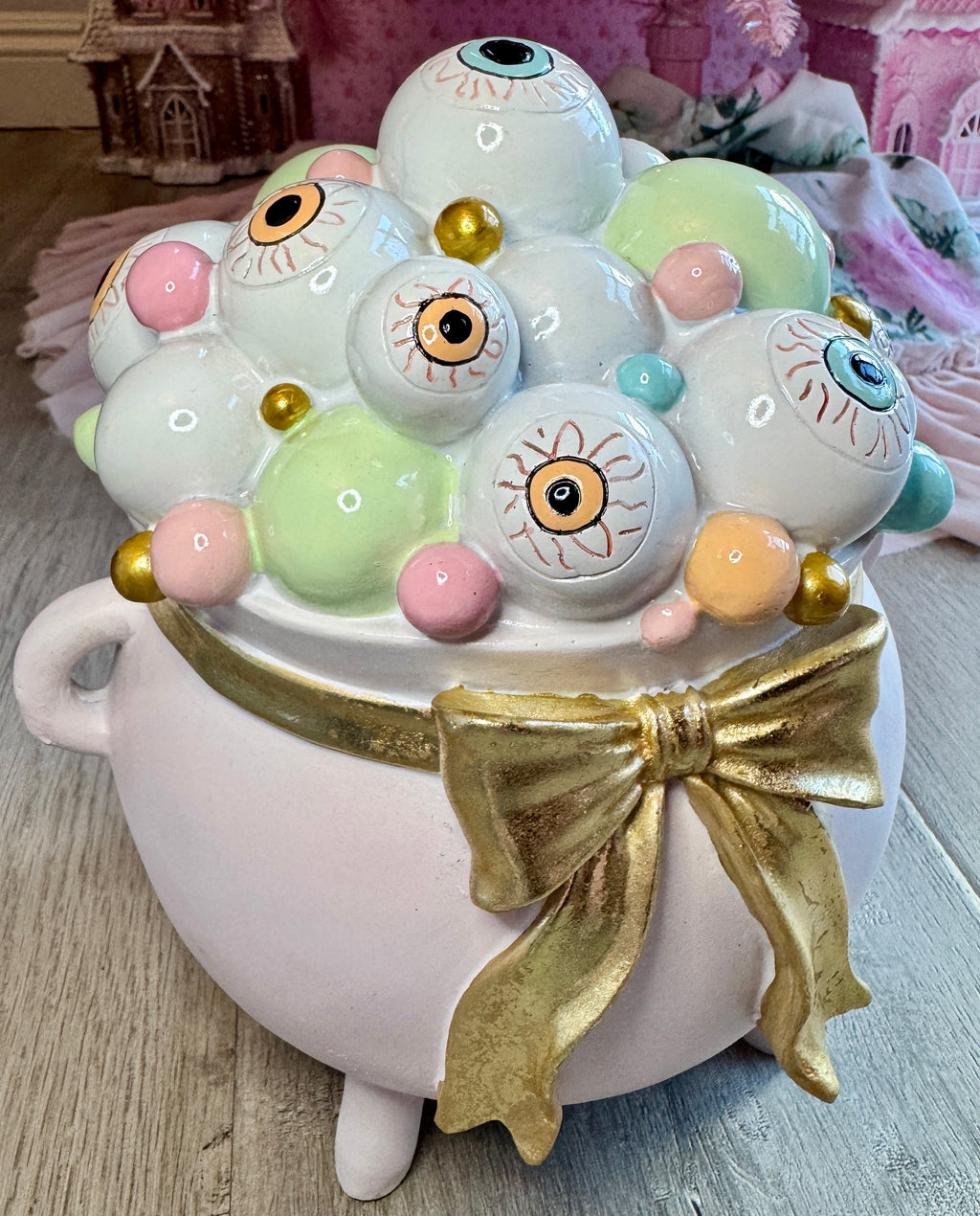 Pink Halloween Cauldron